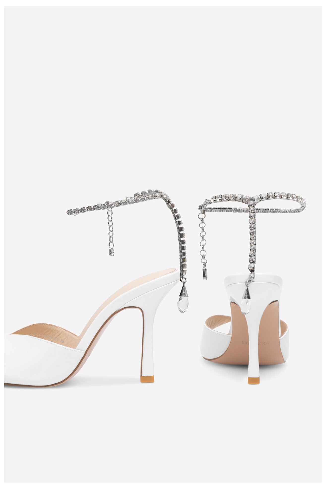 Сандали EVA MINGE STEPHANIE-V1051L-01 БЯЛ