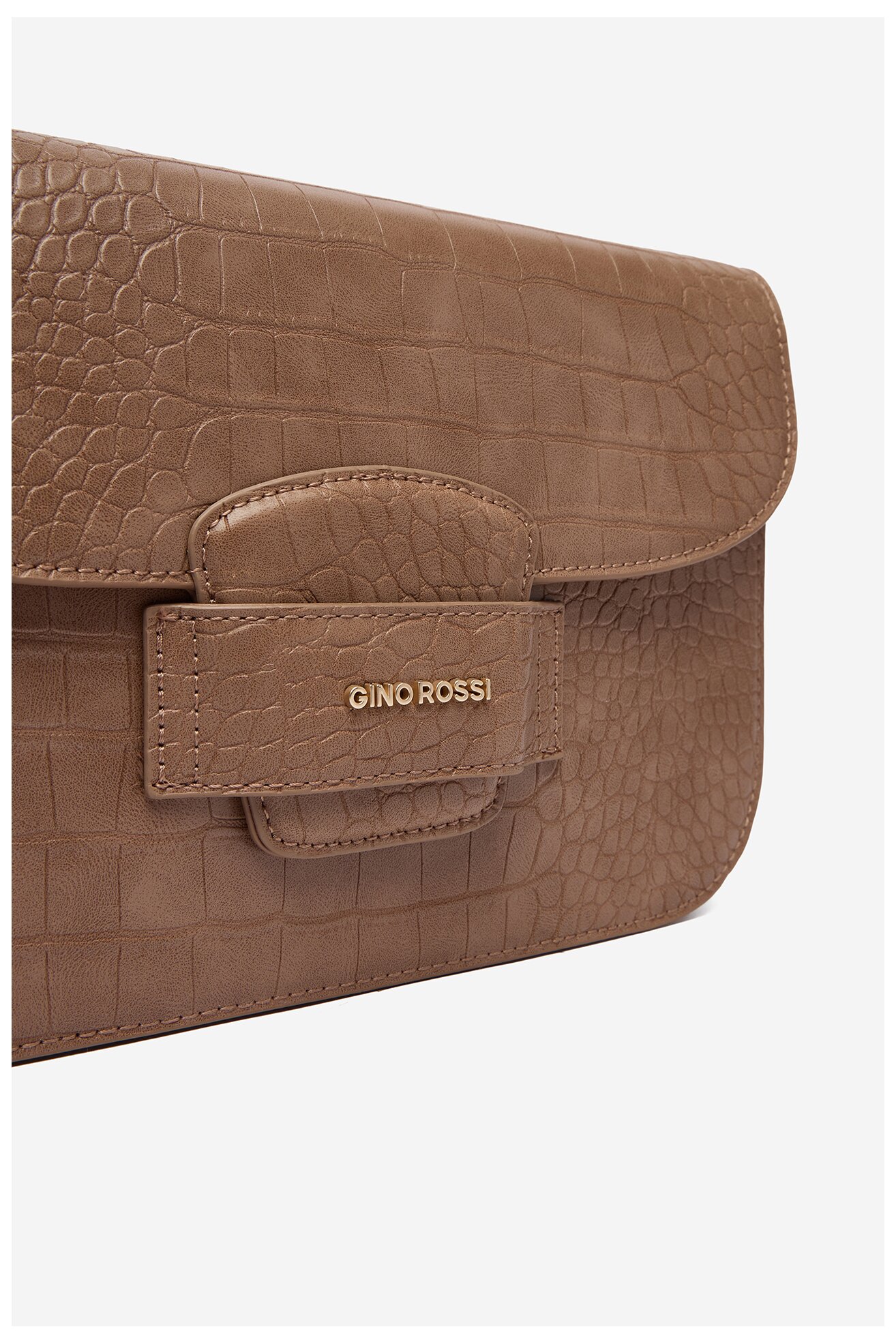 Сумка З Ремінцем Gino Rossi EO-LDA9024 СВІТЛО-БЕЖЕВИЙ