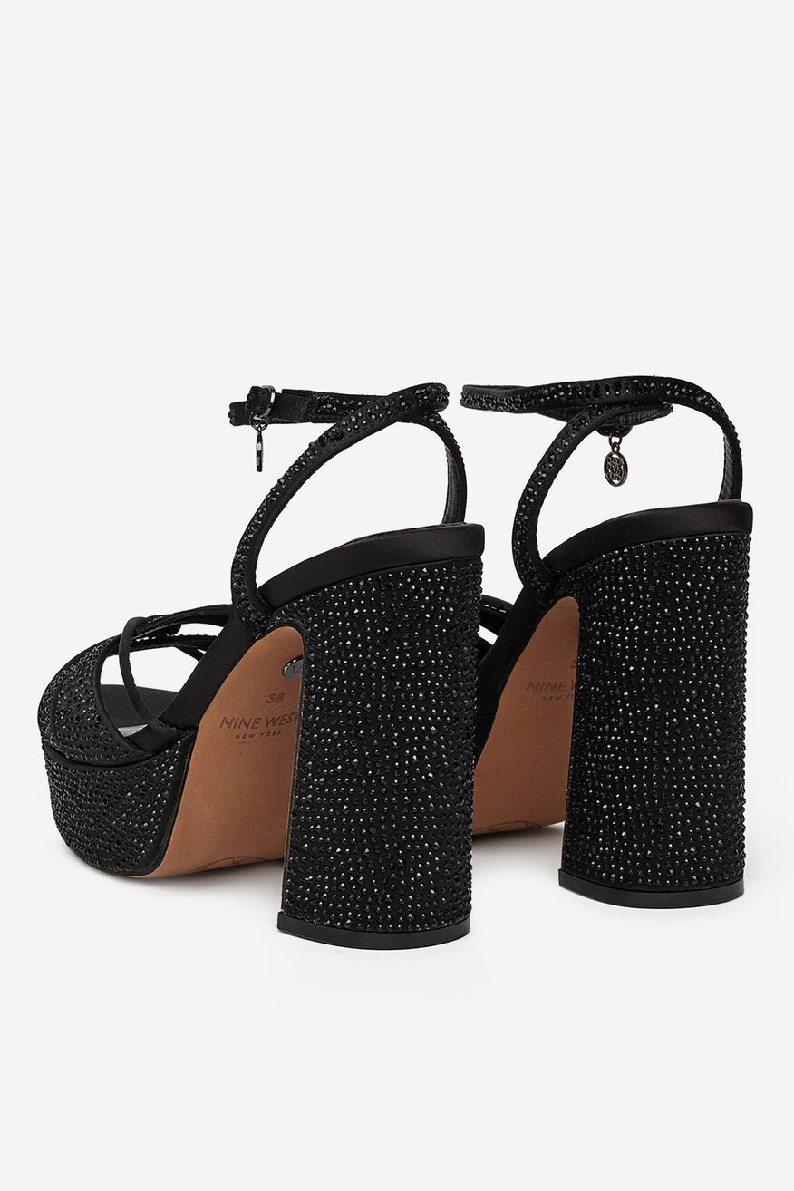 Sandály NINE WEST ČERNÁ - 5906751043776