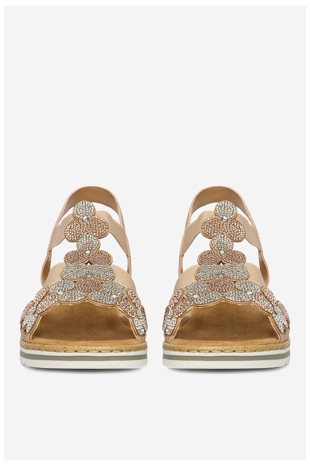 Sandały Rieker CEO-V0613-90 Złoty