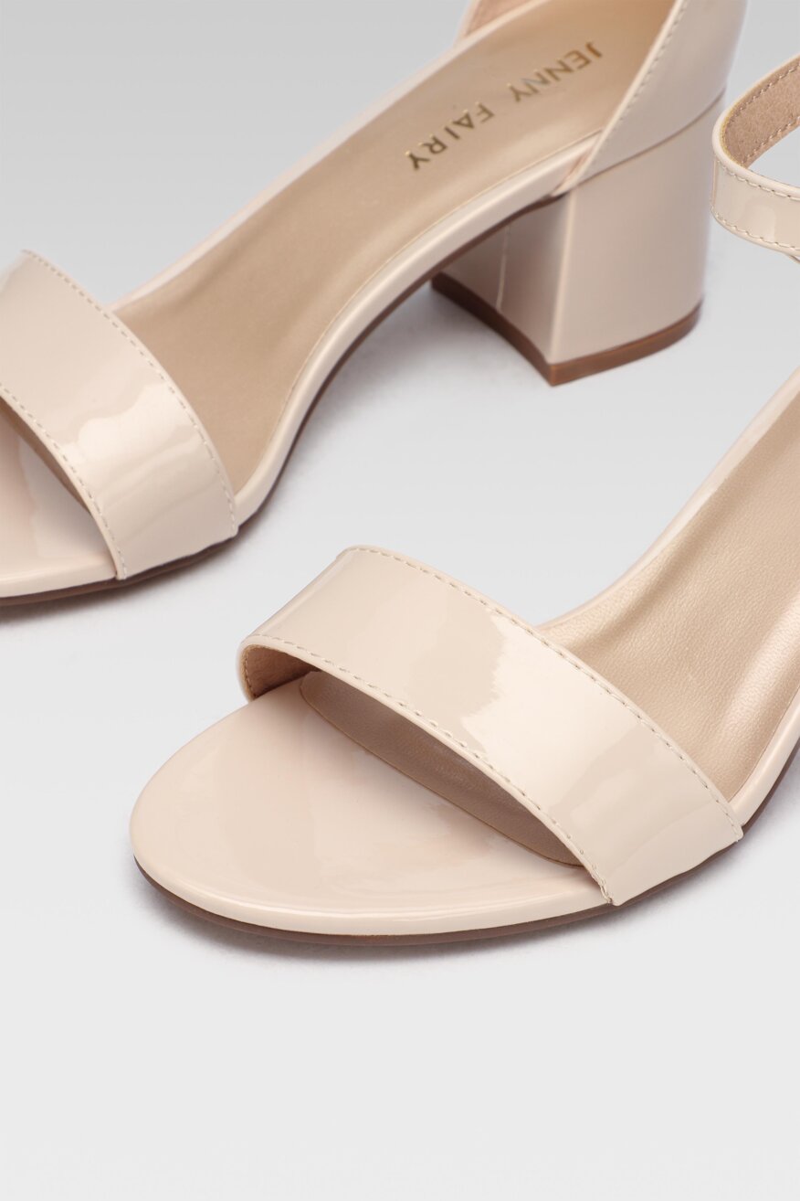 
                Jenny Fairy - Sandały na obcasie pastelowe - 5903698432182