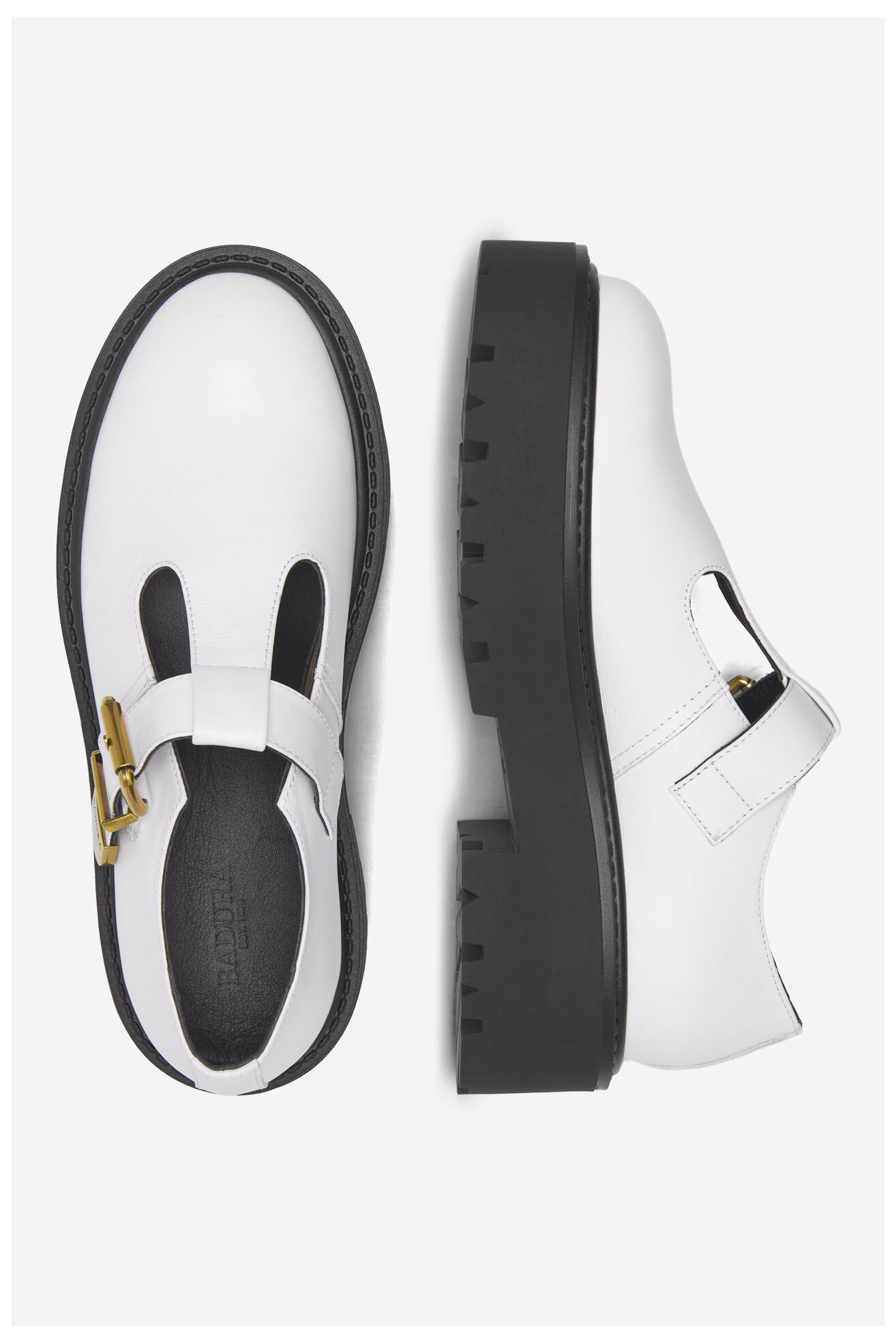 Pantofi casual Badura BENEDICTE-01 ALB