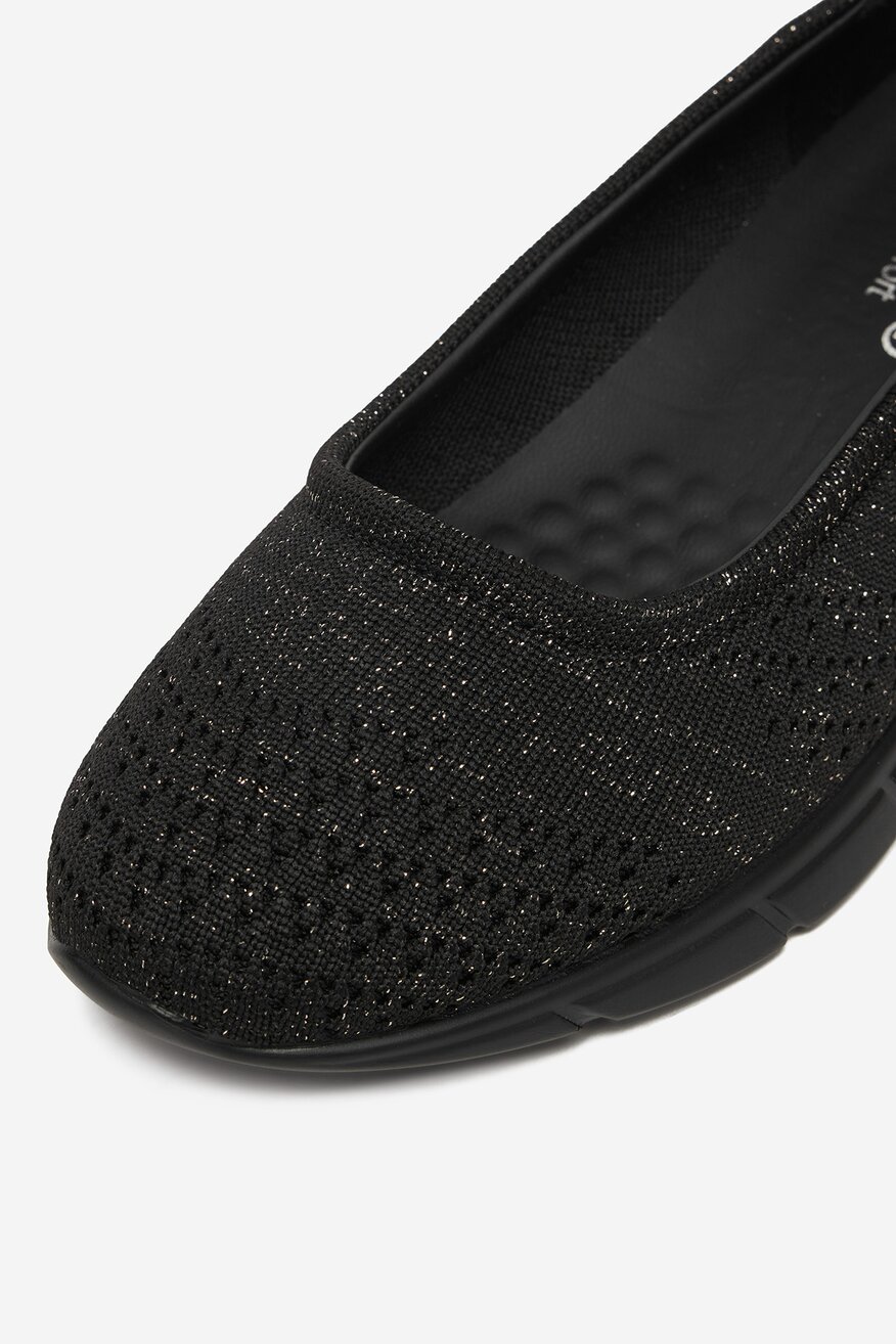 
                Baleriny Go Soft FEKETE - 5906751842829