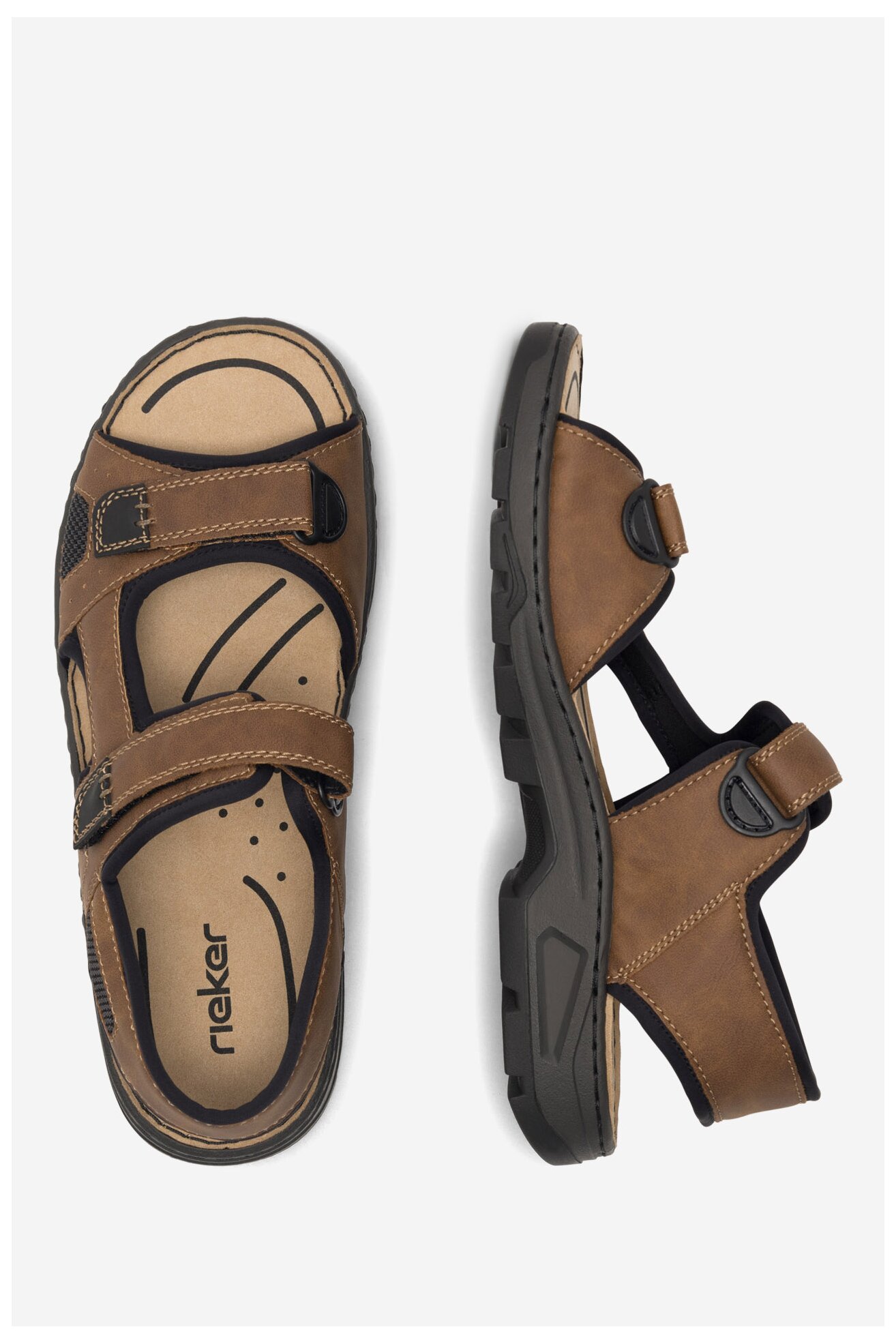 Сандали Rieker 26156-25 КАФЯВ