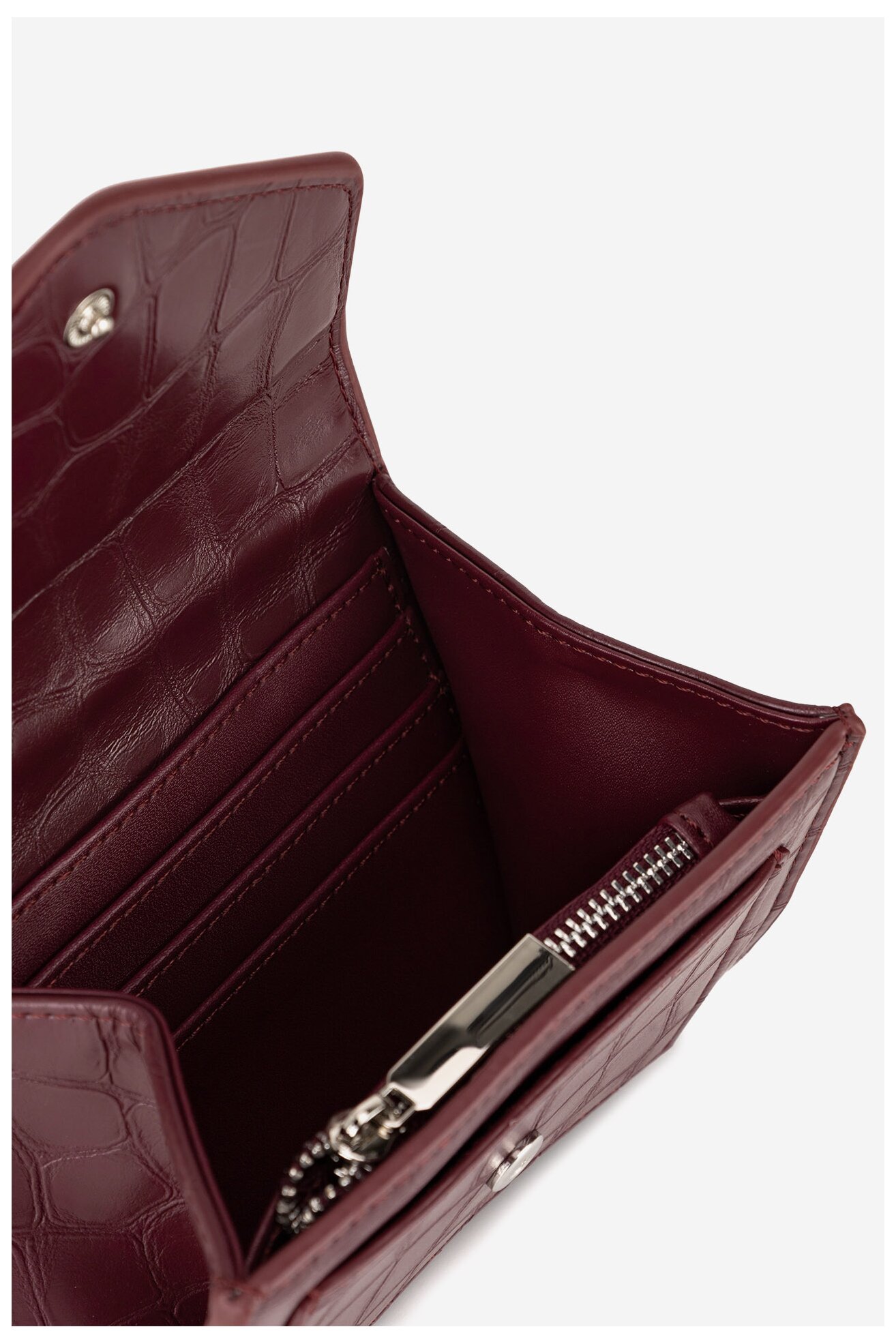 Ženski novčanik Gino Rossi 4W1-005-AW24 BORDO