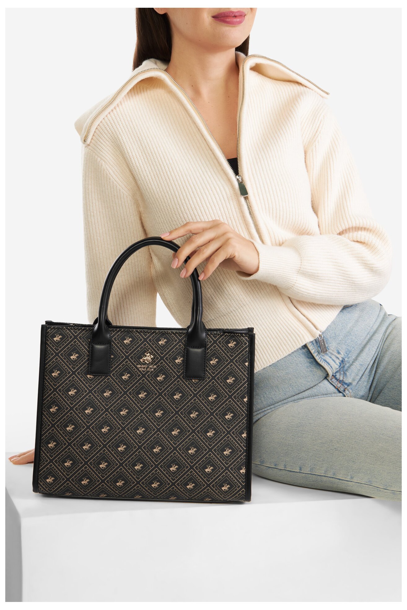 Torebka Beverly Hills Polo Club BHPC-S-004-07 Czarny