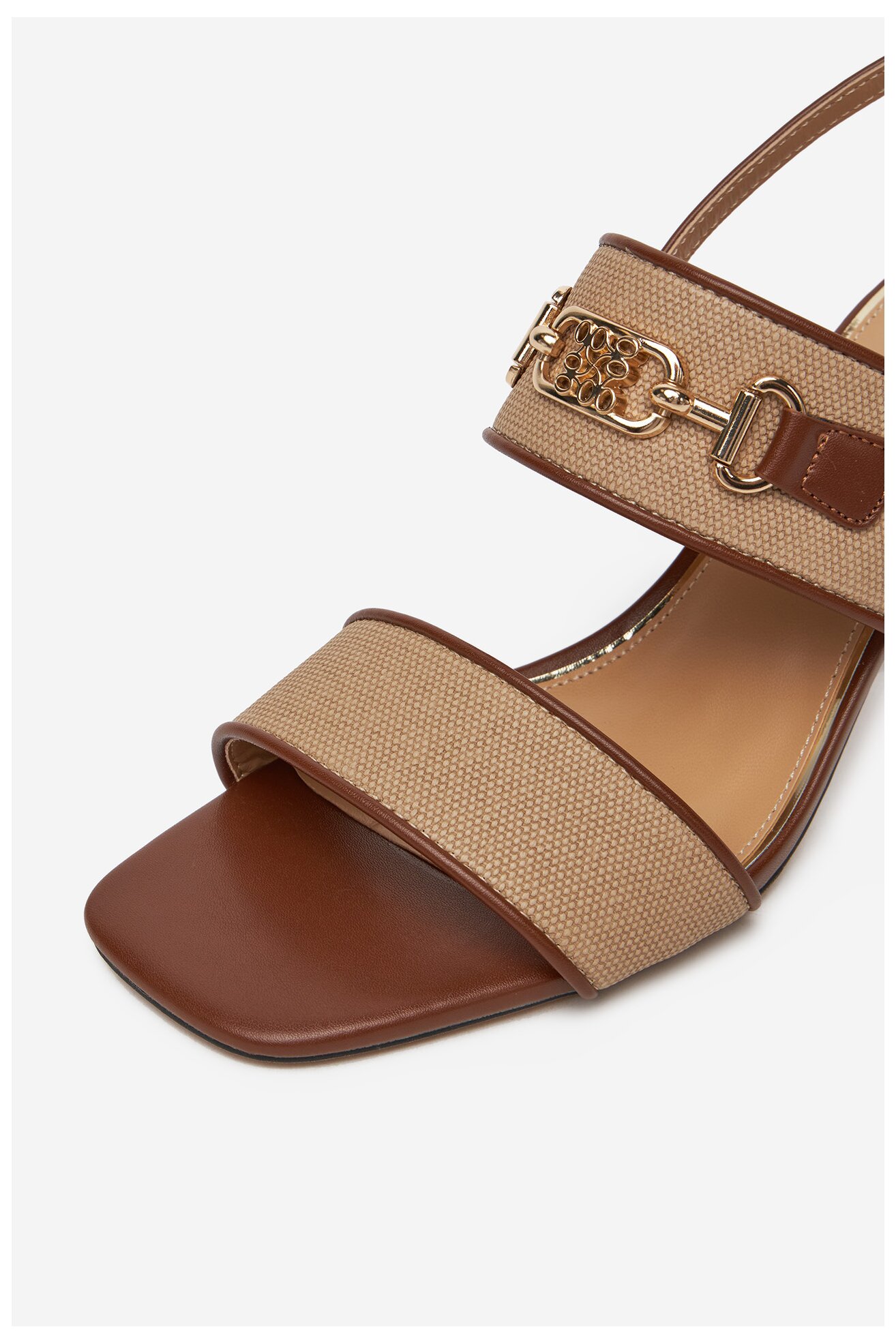 Sandały NINE WEST 2489-19 Camel