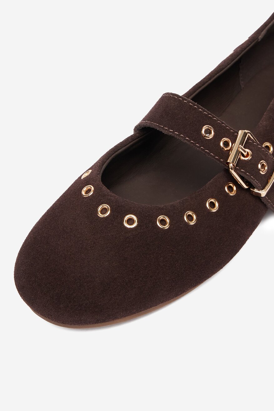 
                Lasocki - Baleriny skórzane - 5906751932933