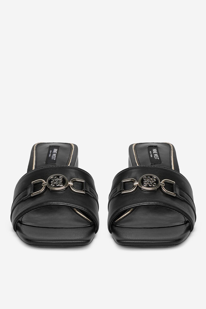 Șlapi NINE WEST NEGRU - 5906751158142