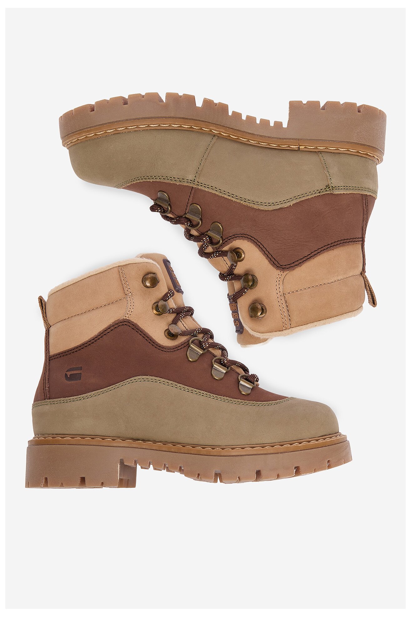 Trzewiki G-STAR RAW EO CI12-LUCA-01 Brązowy