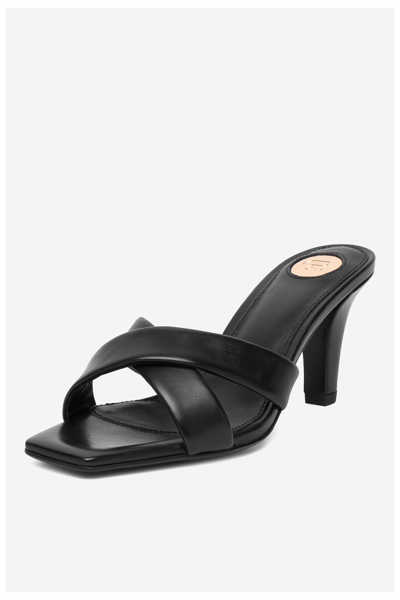 Klapki Gino Rossi EO-GL95F-970 Czarny