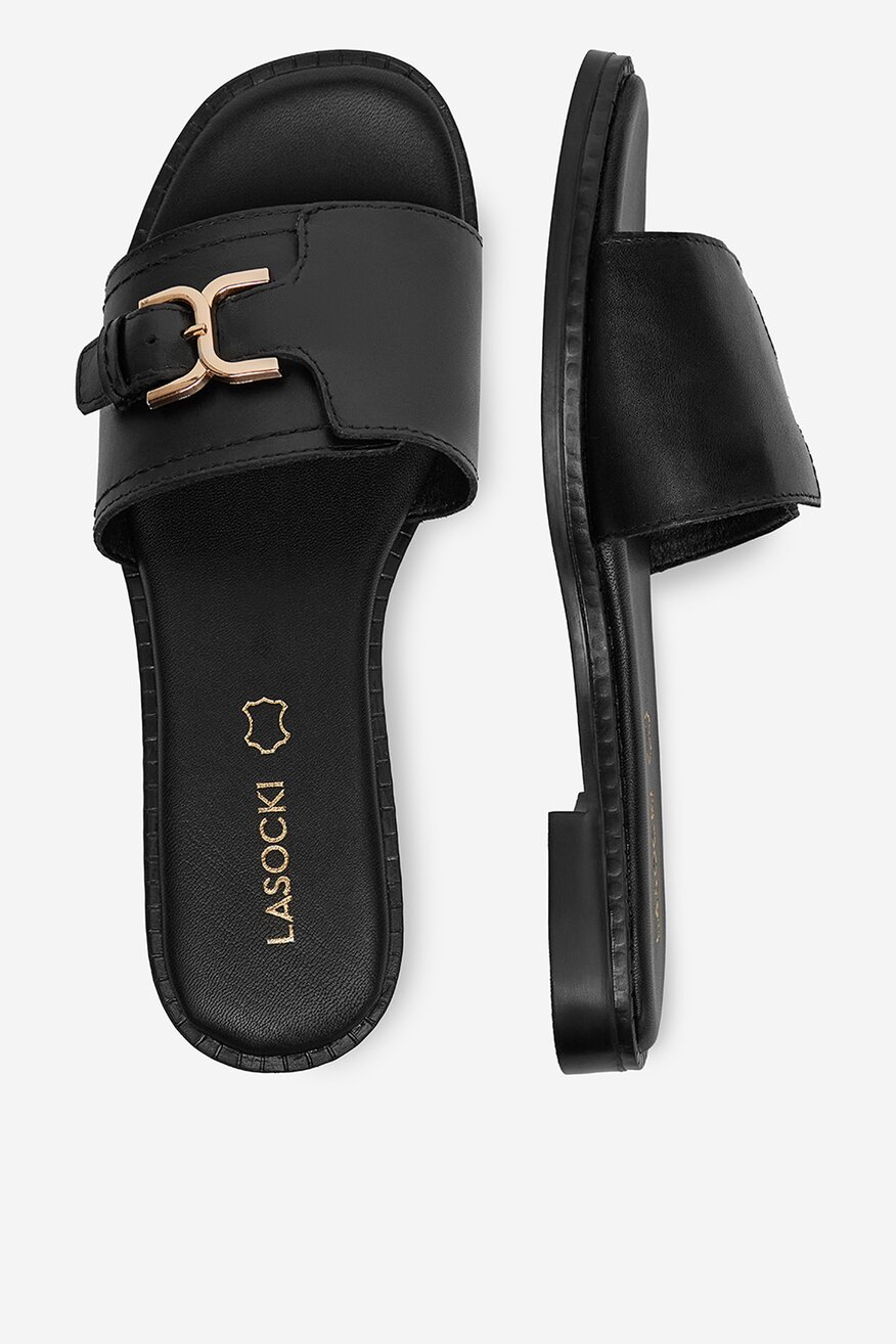 
                Lasocki - Klapki skórzane - 5906751004036