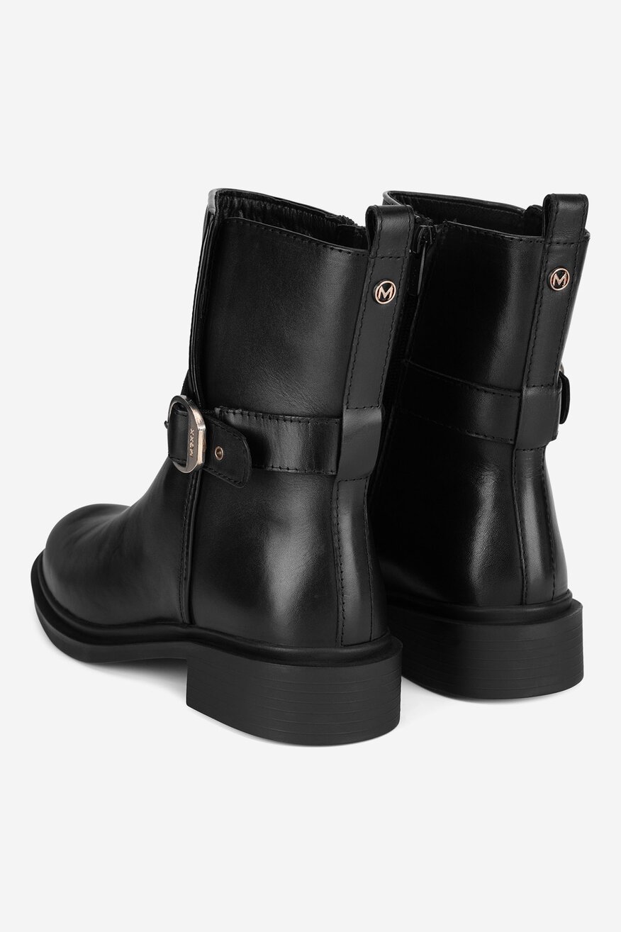 Mexx - Botki skórzane - 5905588995326