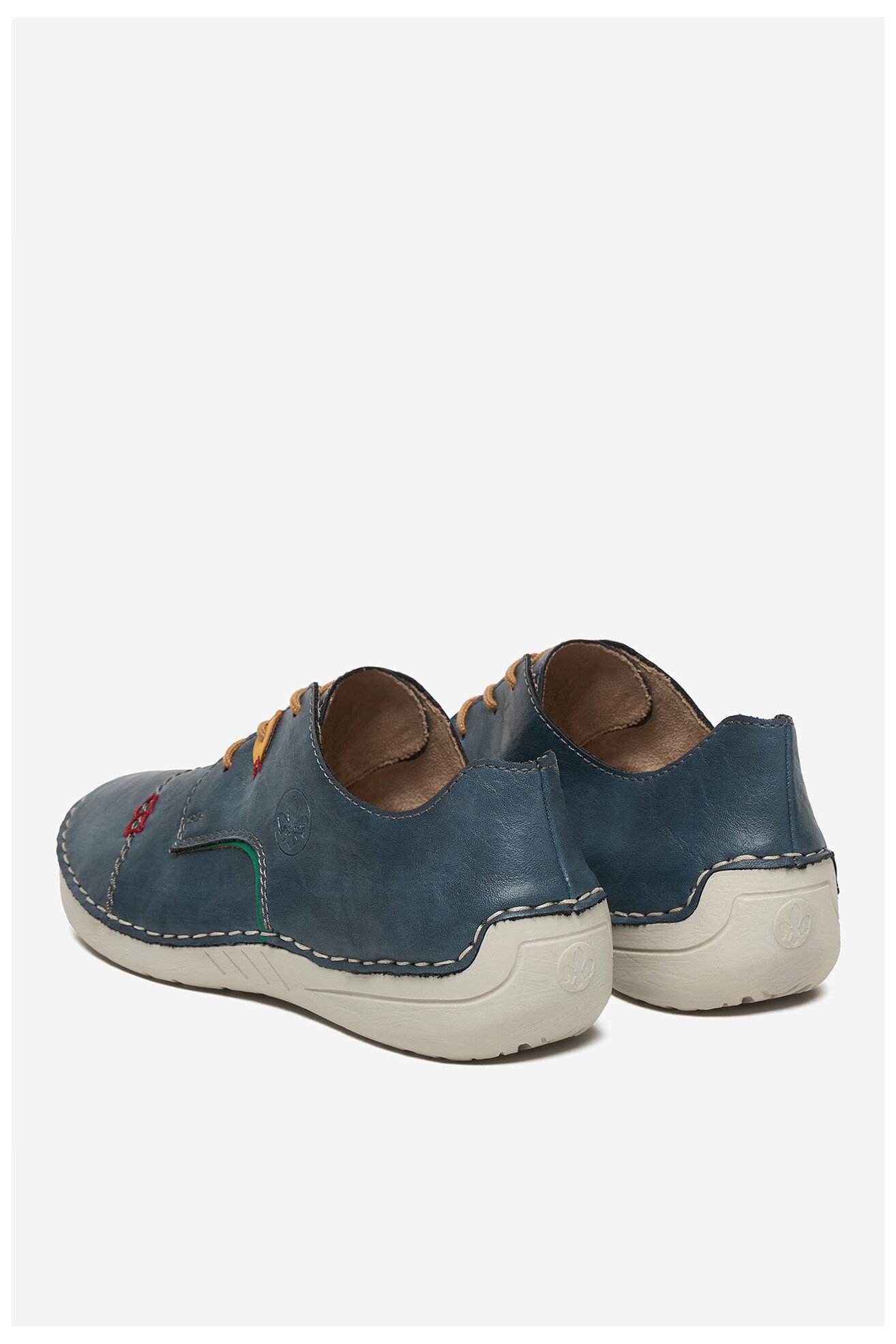 Półbuty Rieker CEO-52528-14 Jeansowy