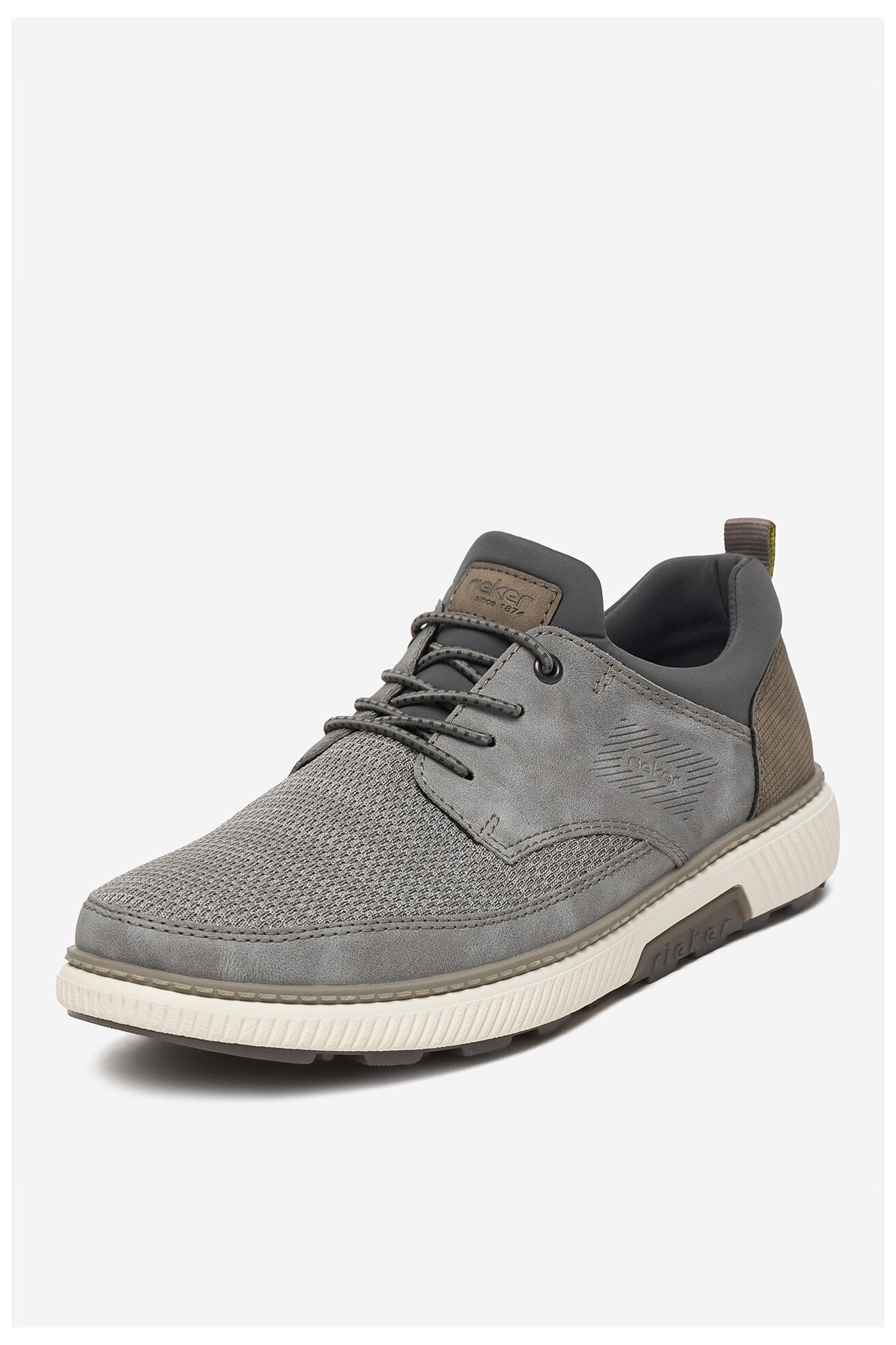 Półbuty Rieker CEO-B3354-40 Szary