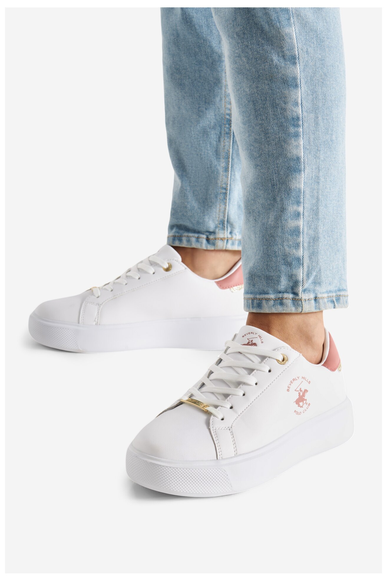 Obuwie sportowe Beverly Hills Polo Club V12-712 Biały