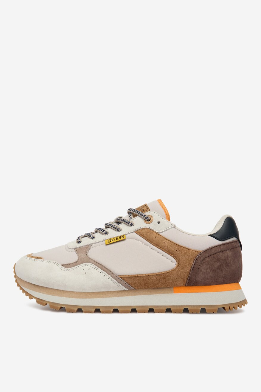 
                GUESS JEANS - Sneakersy skórzane - 5906751958162