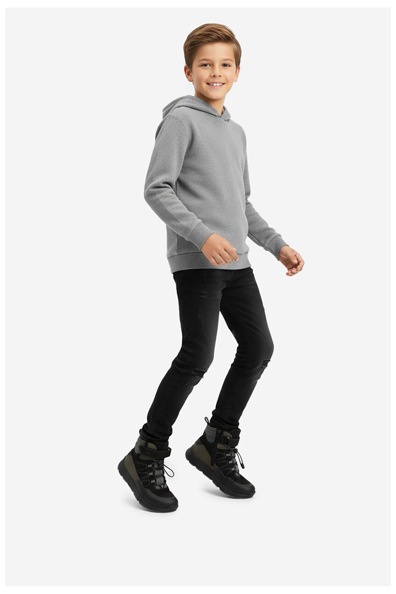 Šněrovací vyšší obuv Lasocki Young CEO-BI12-SAM-06(V)CH ČERNÁ