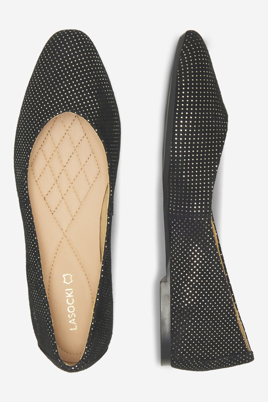 Lasocki - Baleriny skórzane - 5905588432272