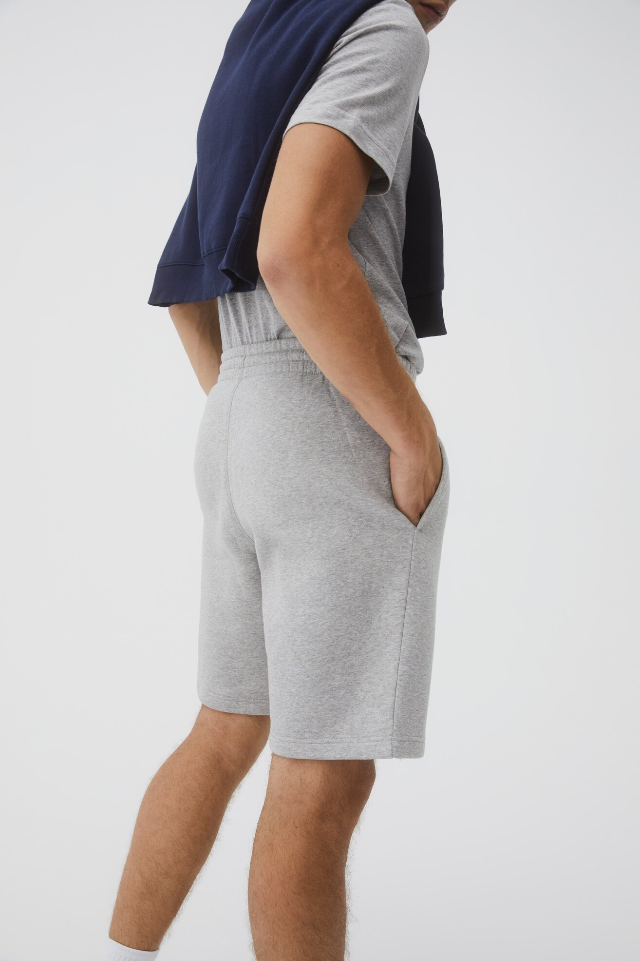 Spodenki Reebok TE VECTOR FLEECE SHORT Szary