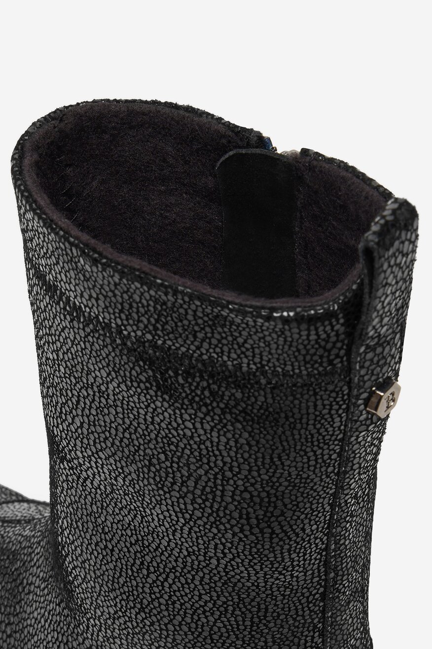 
                Badura - Kozaki skórzane ocieplane - 5906751271841