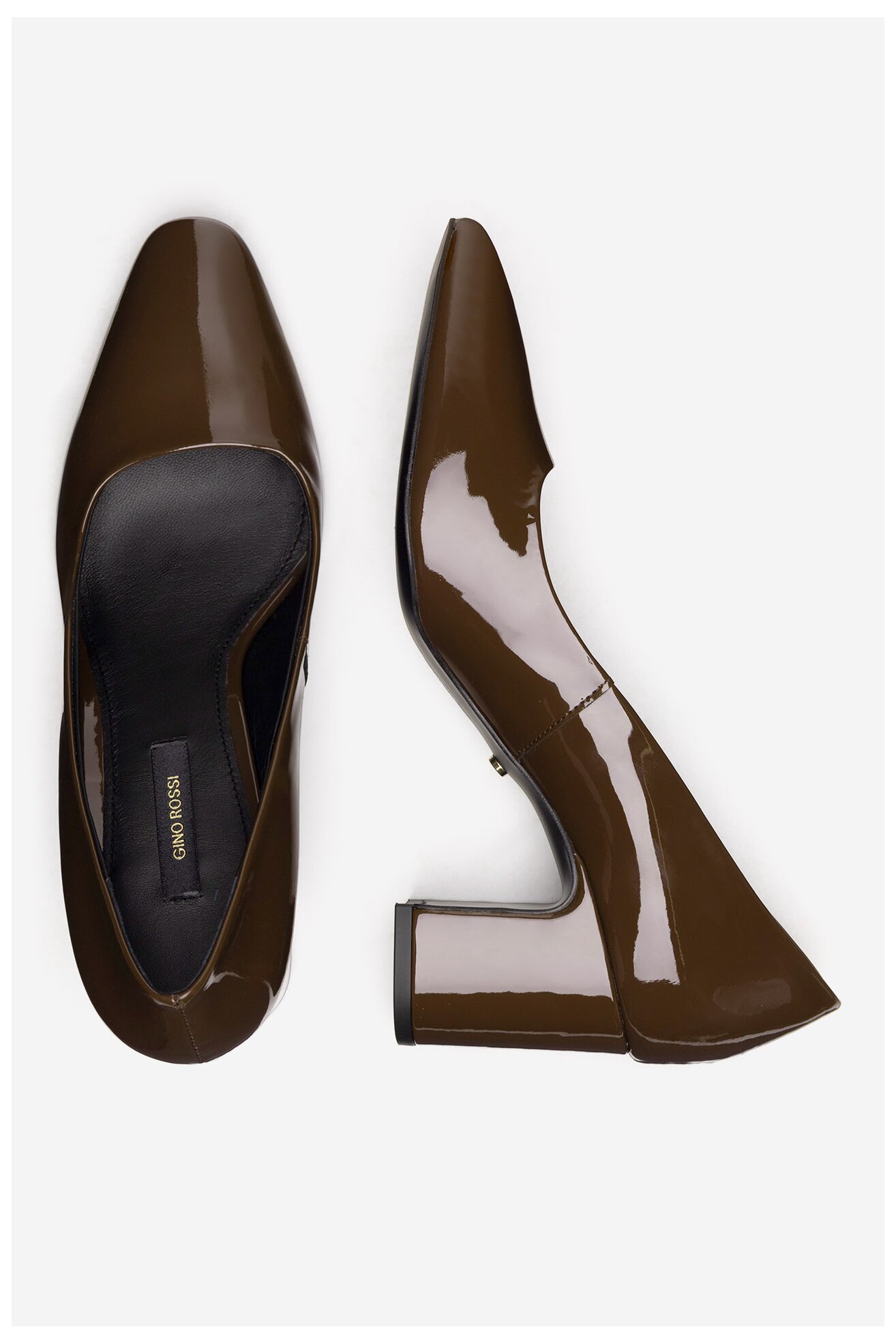 Pantofi cu toc Gino Rossi ROSA-115998 MARO ÎNCHIS