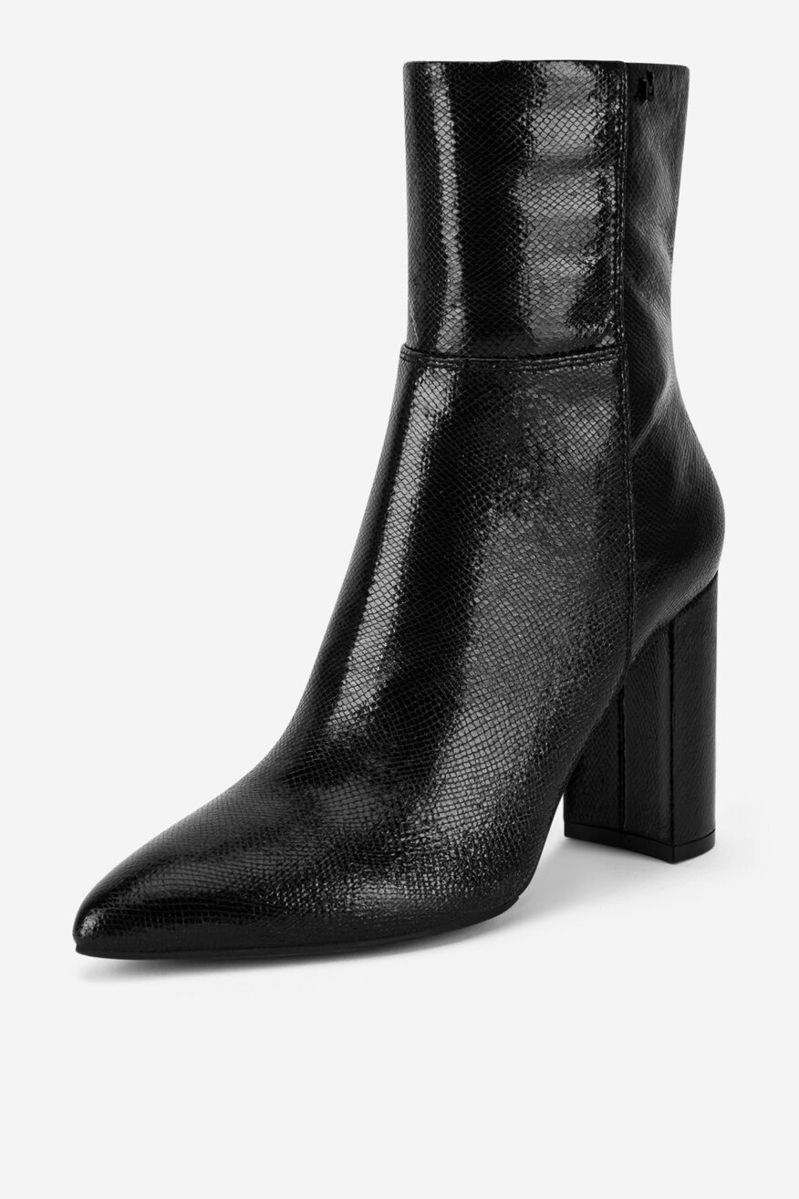 Mexx - Botki ocieplane na słupku - 5905588894636