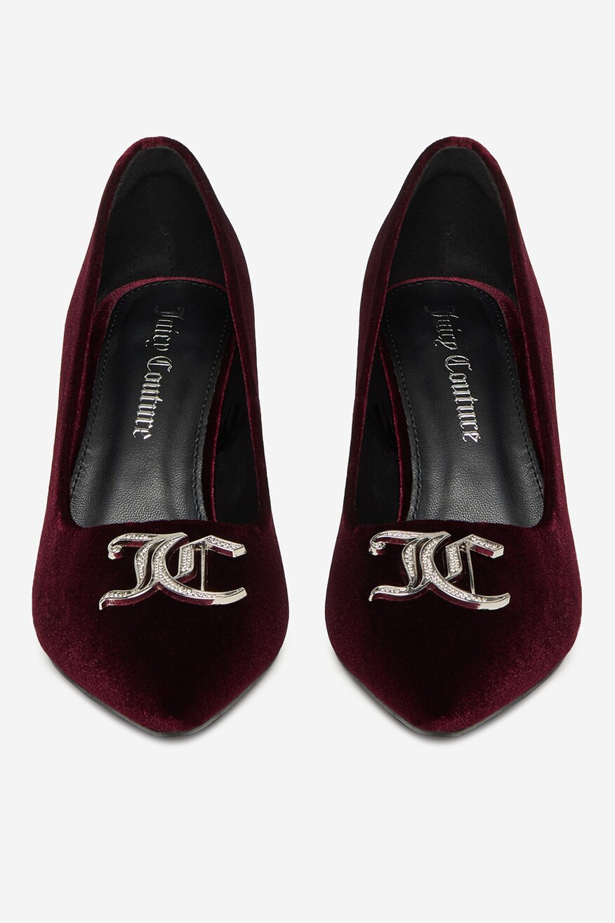 Czółenka Juicy Couture EO-R24SS94659 Bordowy - 5906751452813