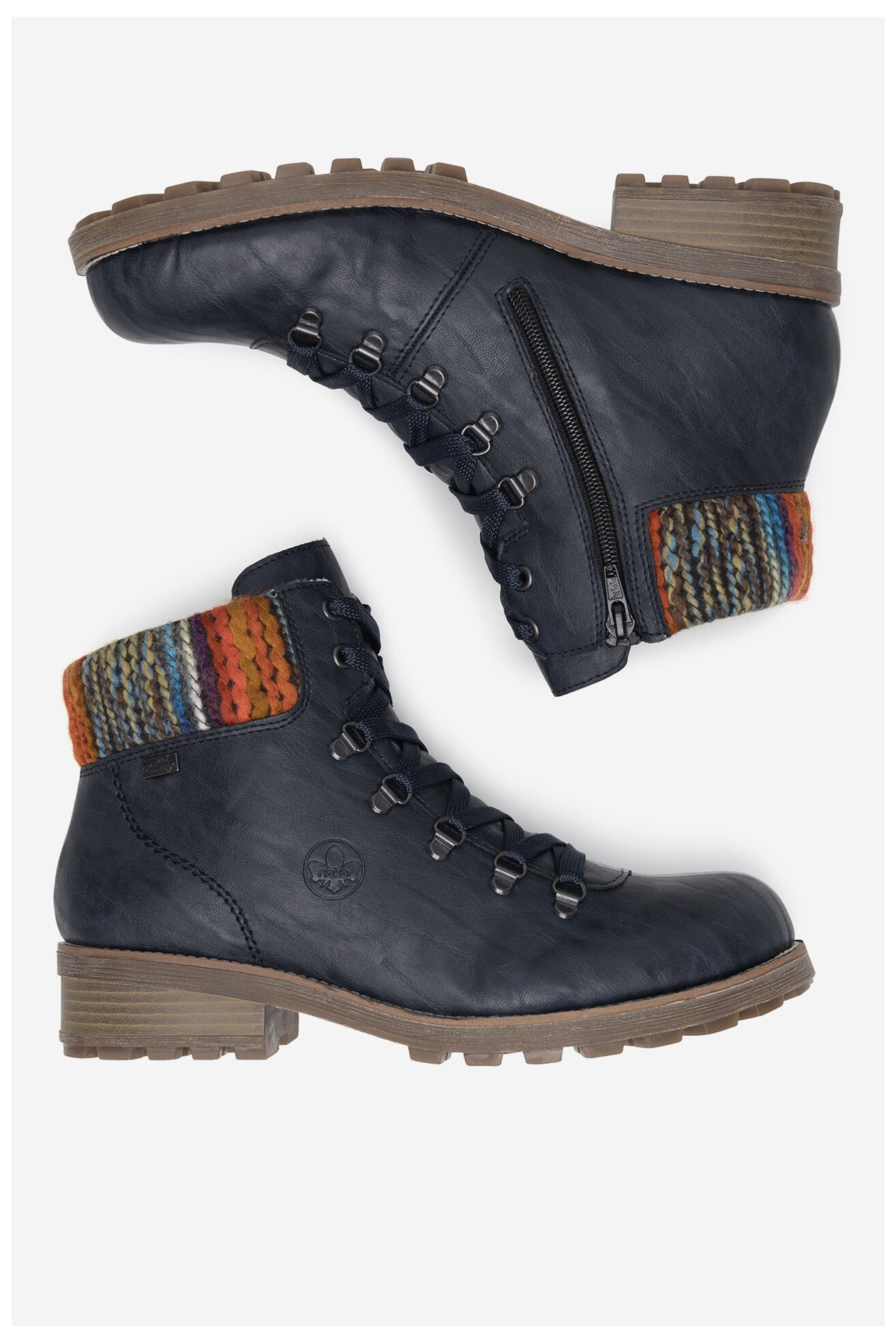 Bocanci Rieker Z0445-14 ALBASTRU