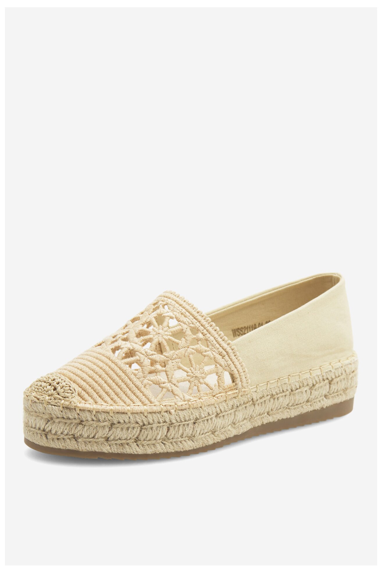Espadryle Jenny Fairy WSS21119-01 Beżowy