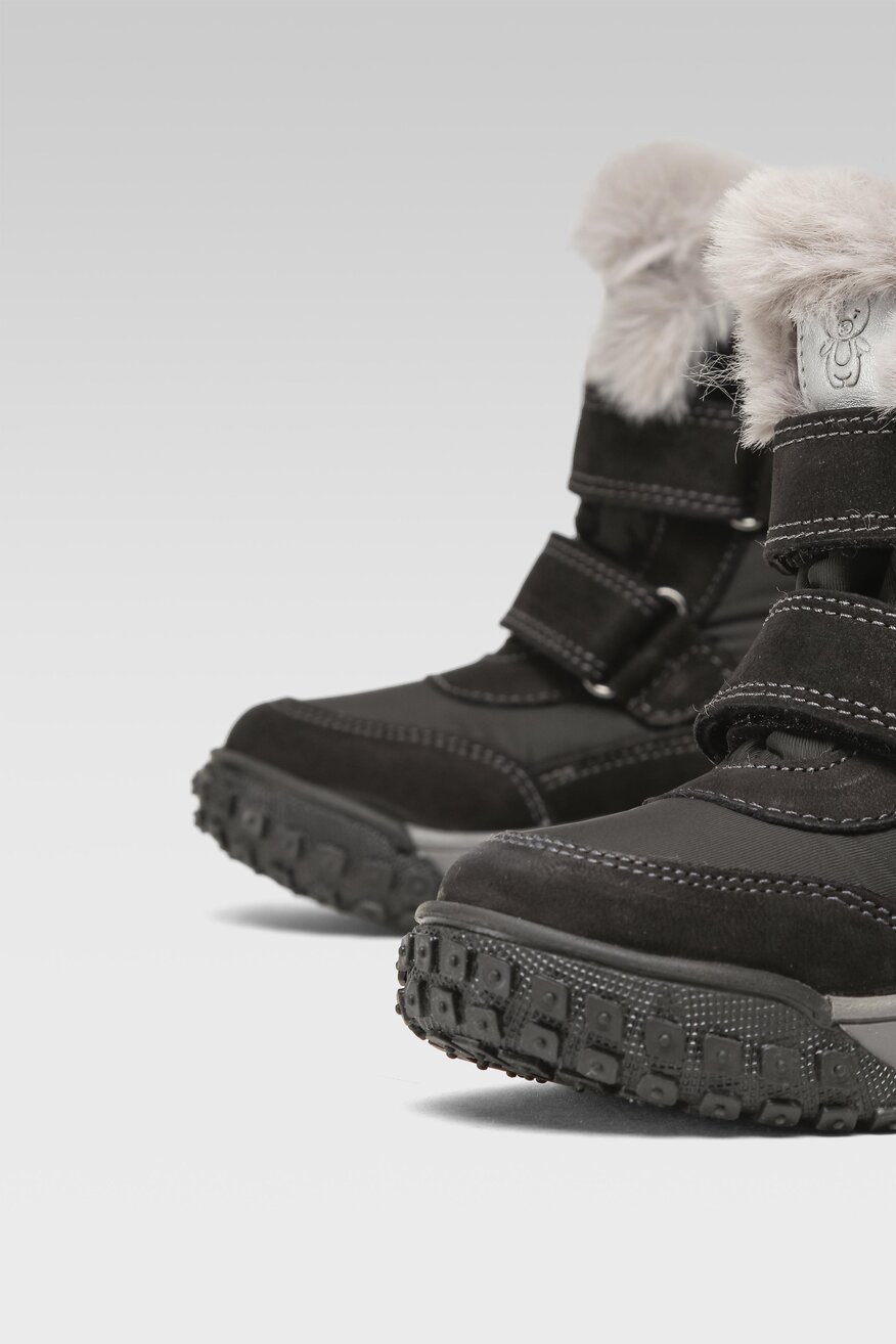 Lasocki Kids - Skórzane kozaki czarne - 5904862385020