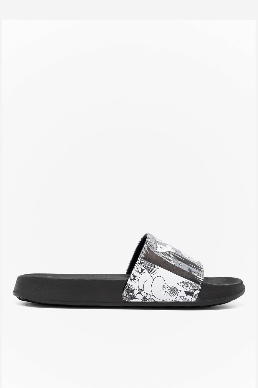 MOOMIN - Klapki basenowe czarne - 5904862842080
