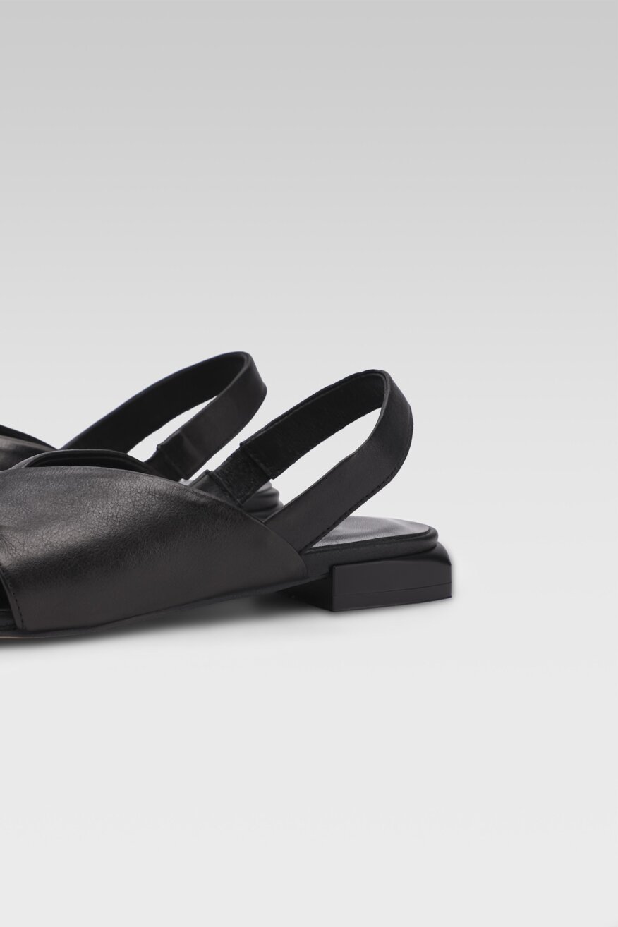 Gino Rossi - Skórzane sandały czarne - 5903698405940