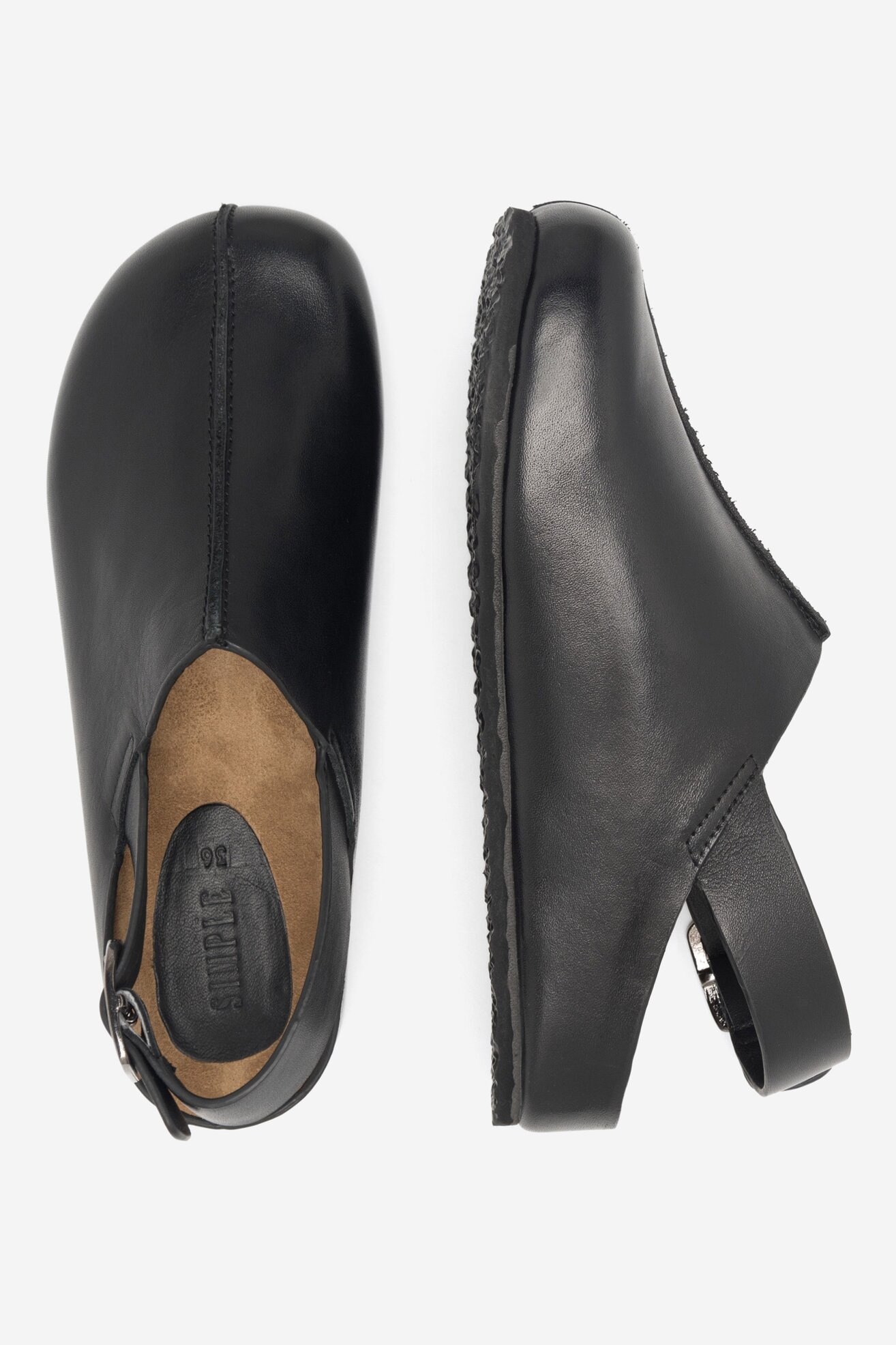 Sandały SIMPLE AWINION1-23SS EREN Czarny