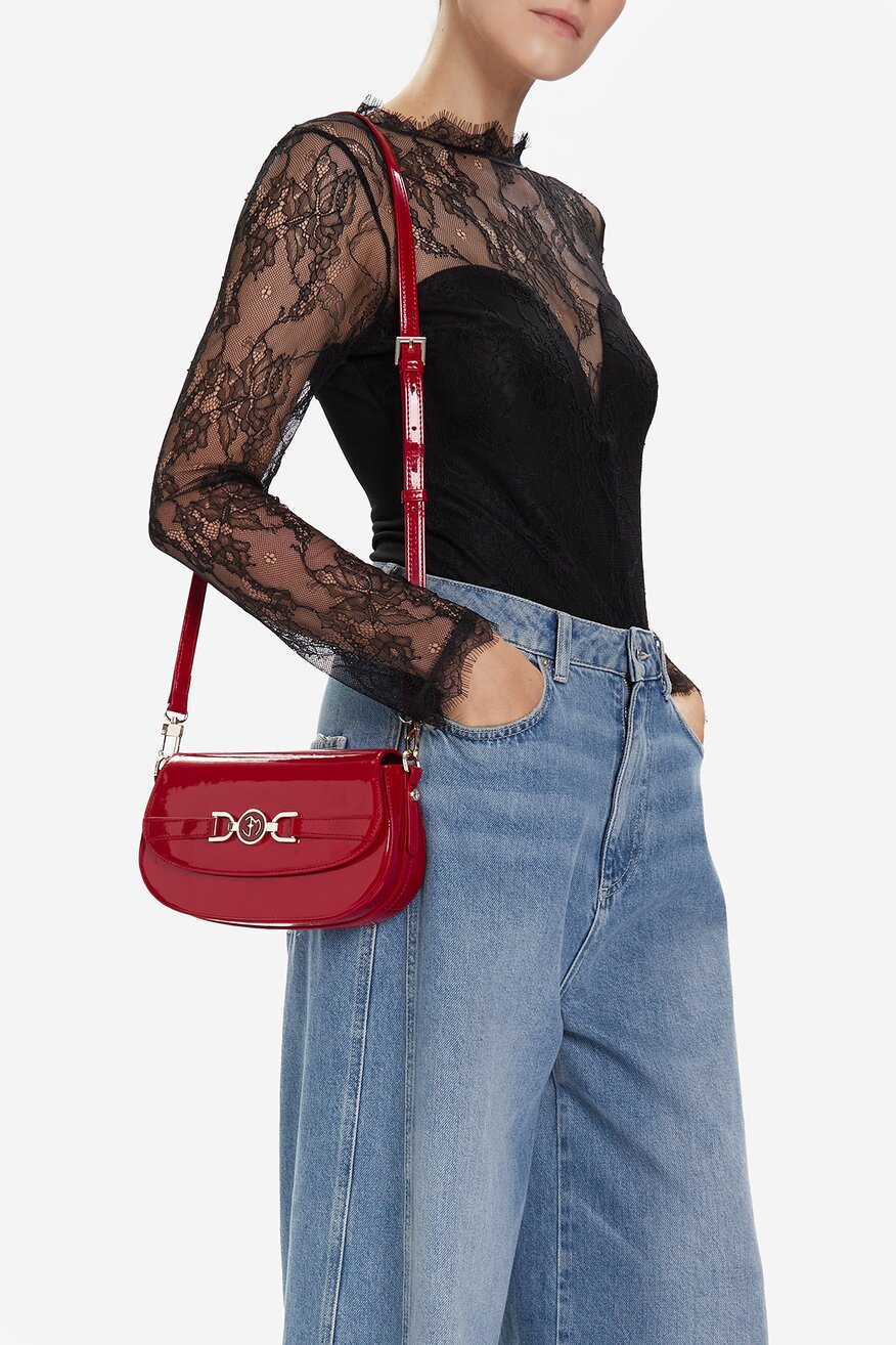 Дамска чанта EVA MINGE БОРДО - 5906751330678