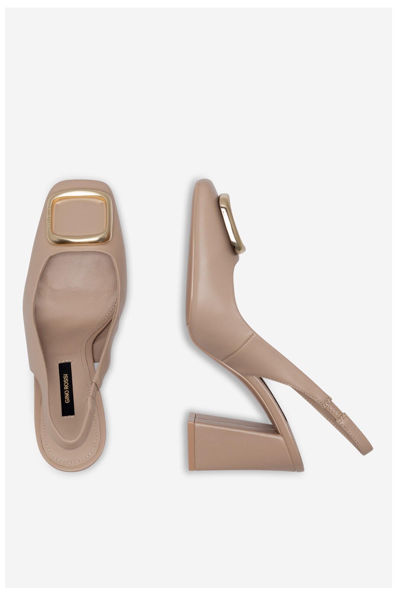 Czółenka Gino Rossi SILVA-SL2275-1 Beżowy