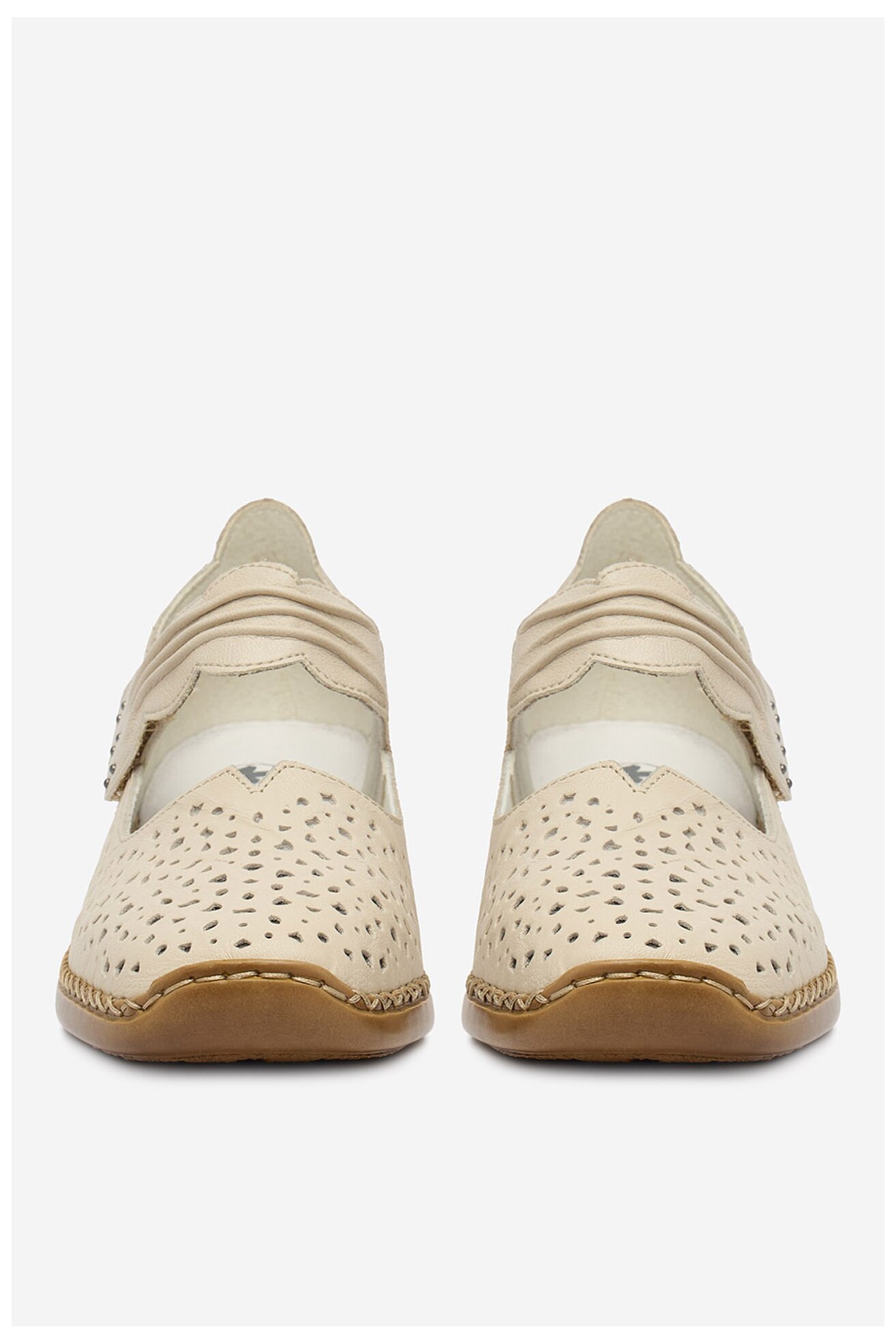 Półbuty Rieker CEO-41399-60 Beżowy