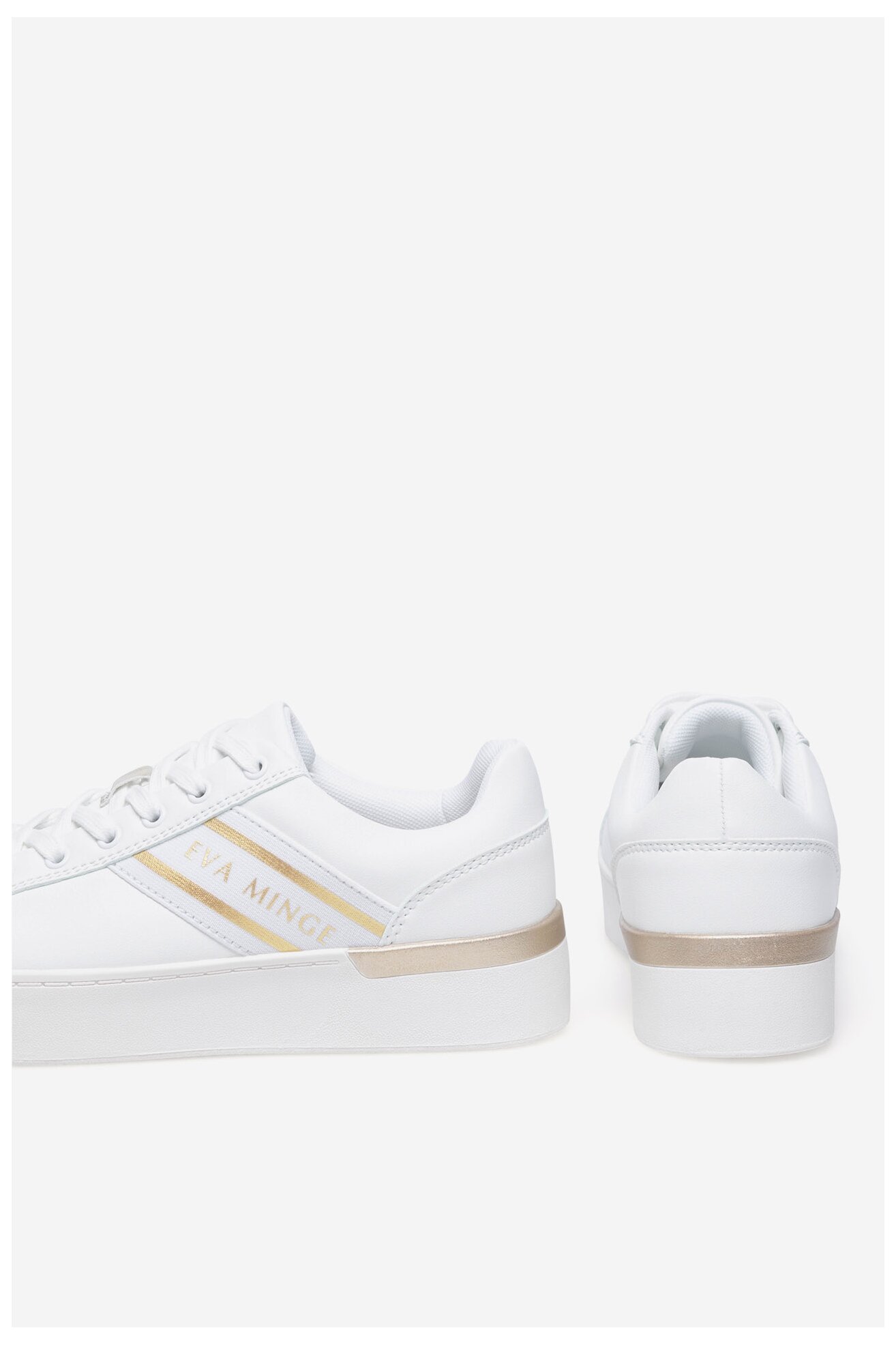 Sneakerși EVA MINGE WYL3796-1 ALB