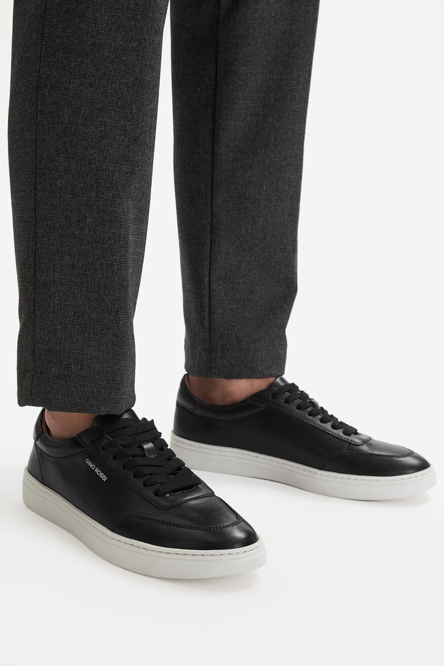 
                Gino Rossi - Sneakersy skórzane - 5906751802618