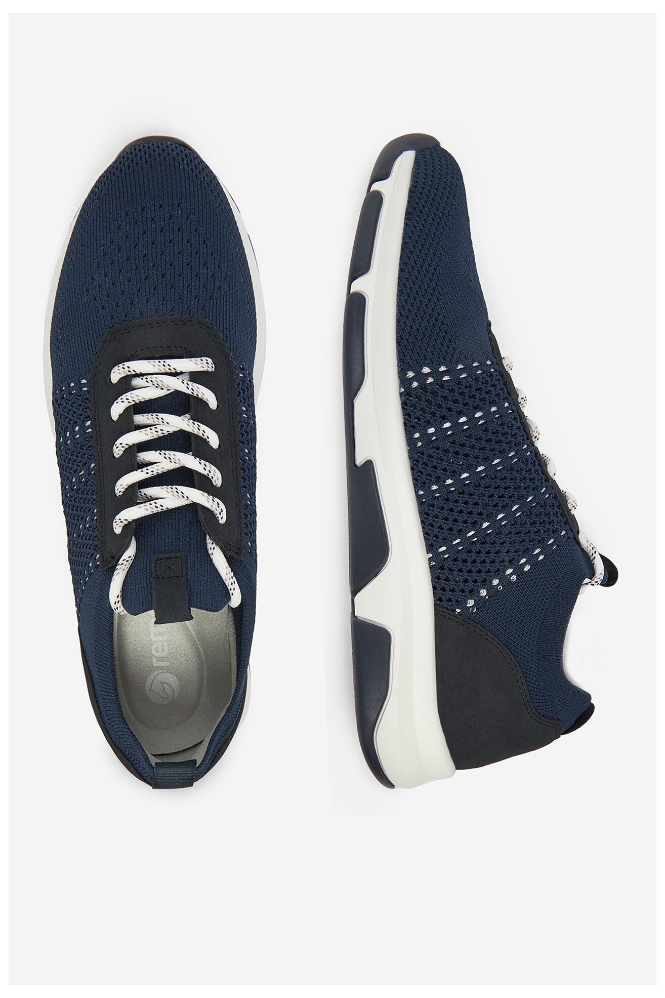 Sneakers Remonte D1S05-14 Granatowy ciemny