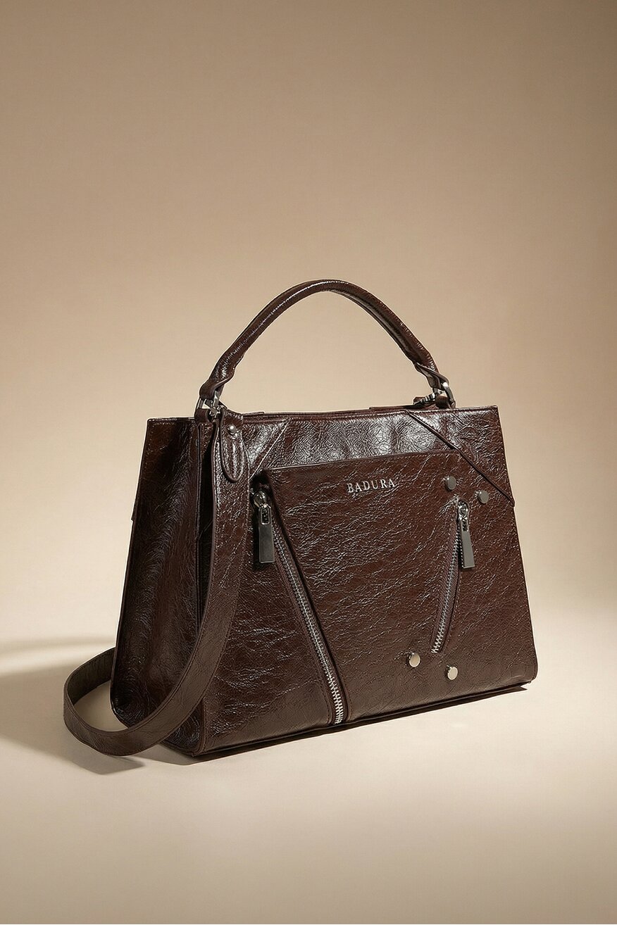 Kézitáska Badura SÖTÉTBARNA - 5906751269565