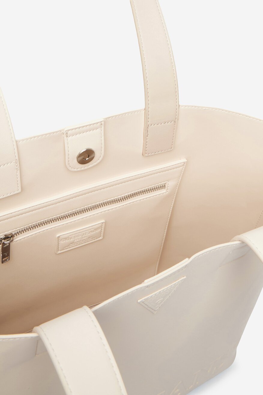 
                Дамска чанта GUESS JEANS БЕЖОВ - 5906751906309