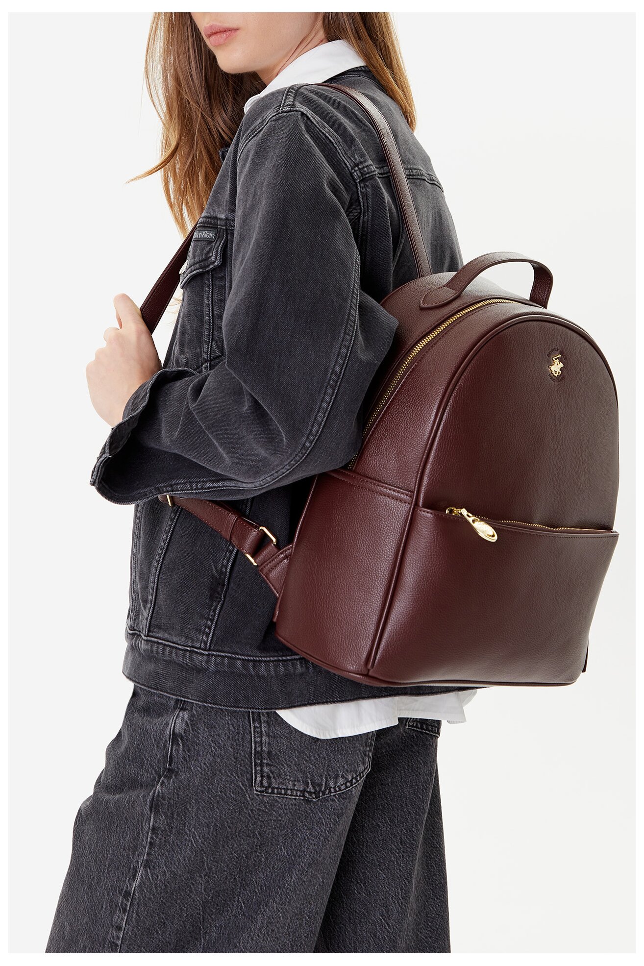 Plecak Beverly Hills Polo Club C-BHPC-L-006-08 Bordowy