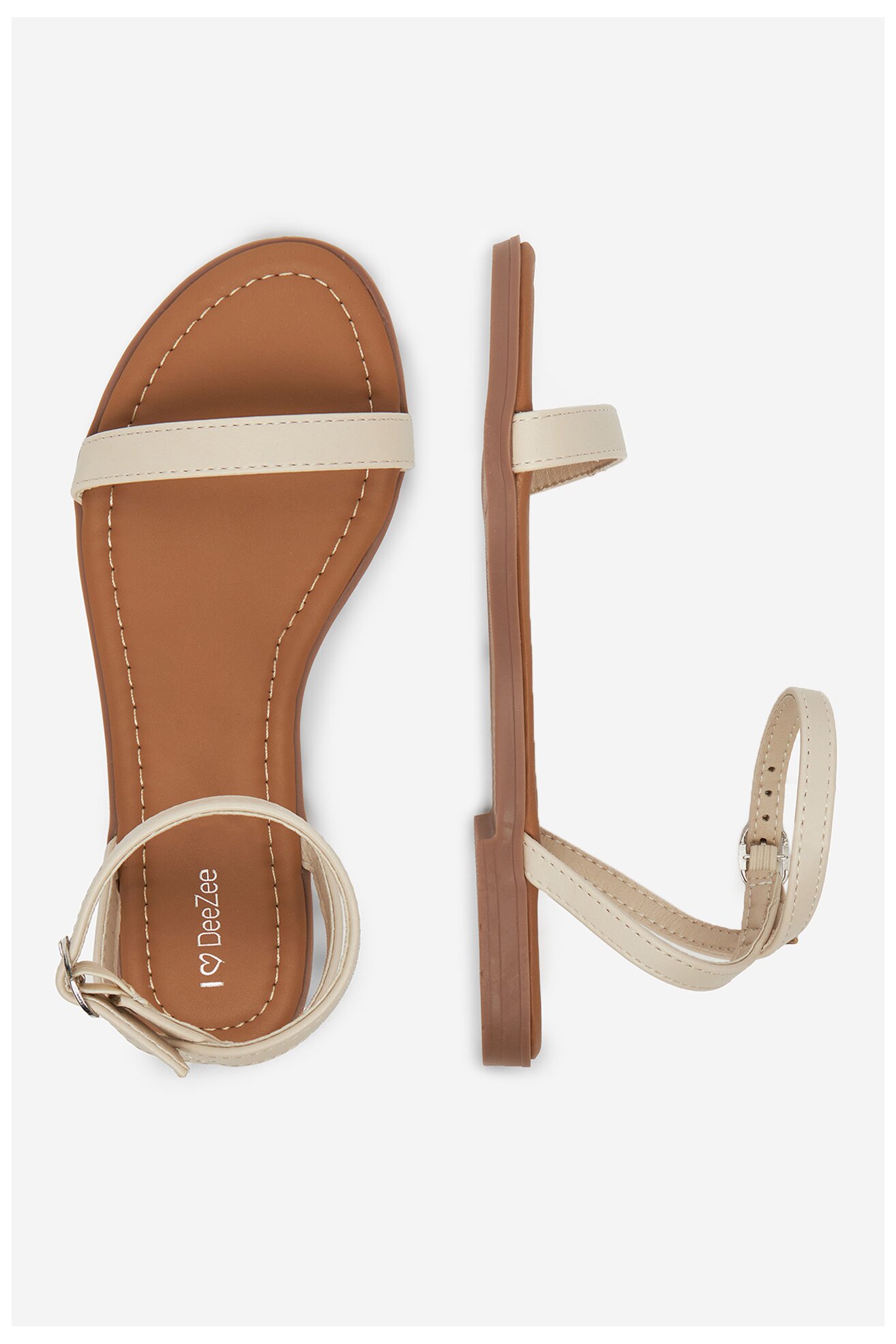 Sandały DeeZee MT0076-25S02 Beżowy