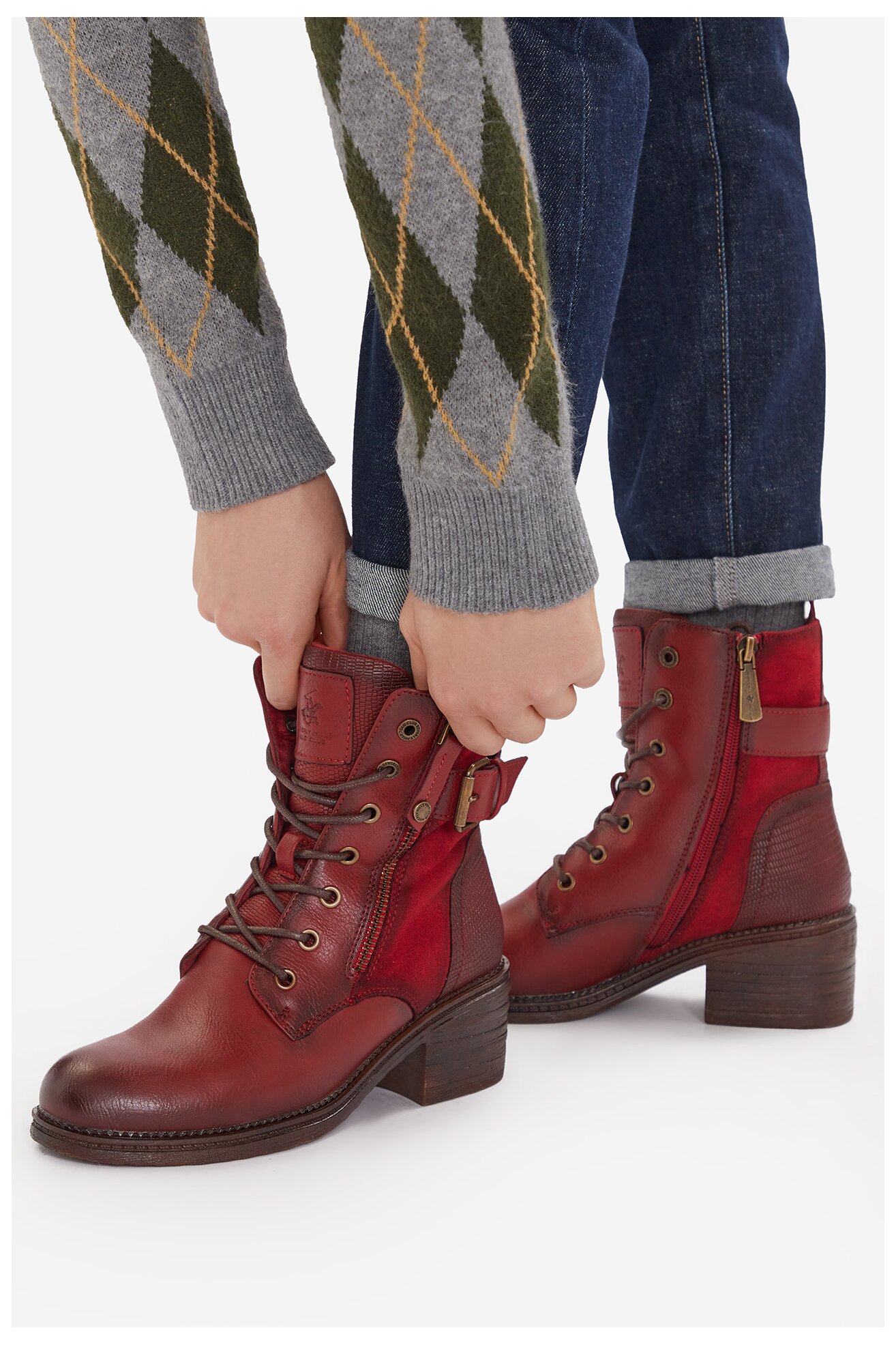 Trzewiki Beverly Hills Polo Club EO-WS12630-01 Czerwony