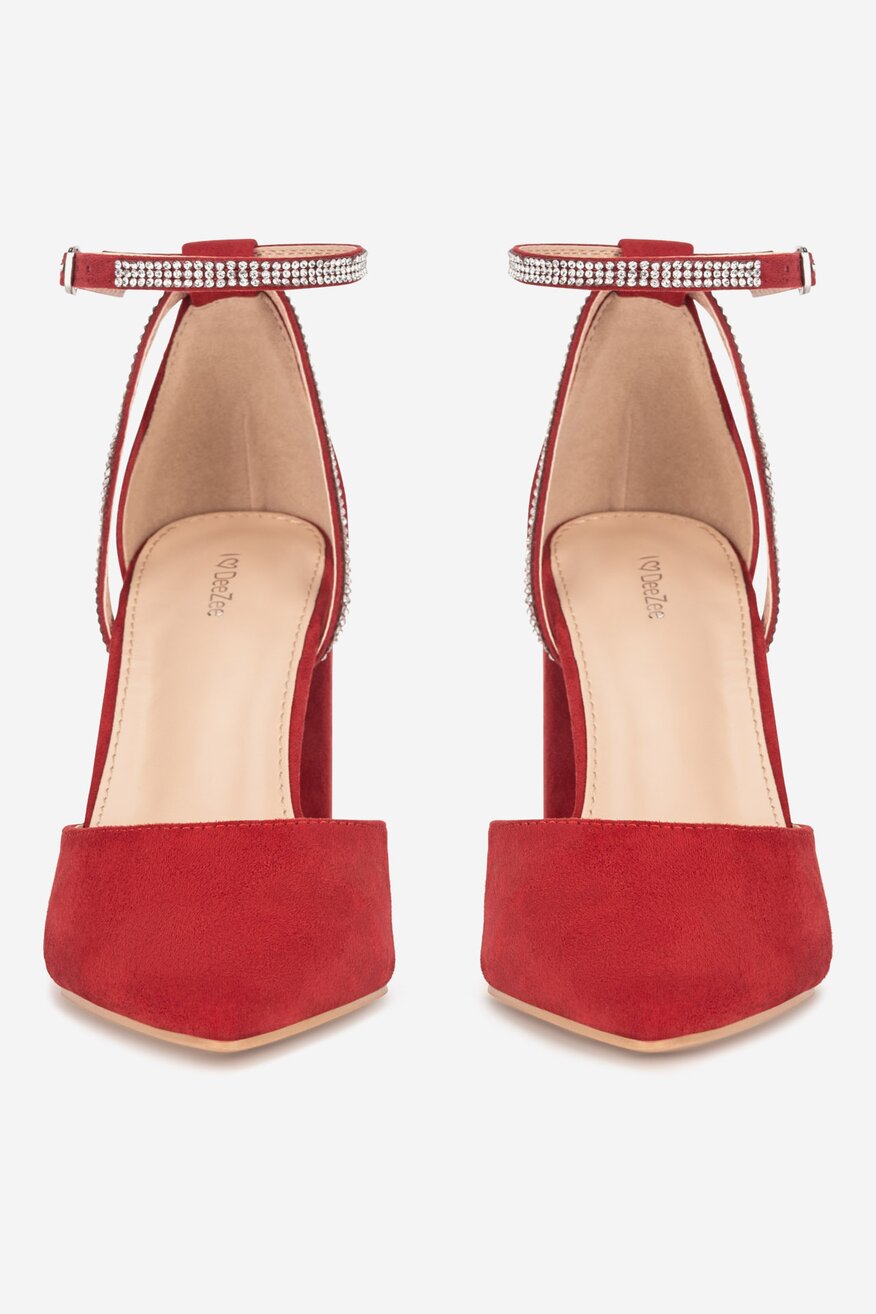 
                Елегантни обувки DeeZee ЧЕРВЕН - 5905588728429