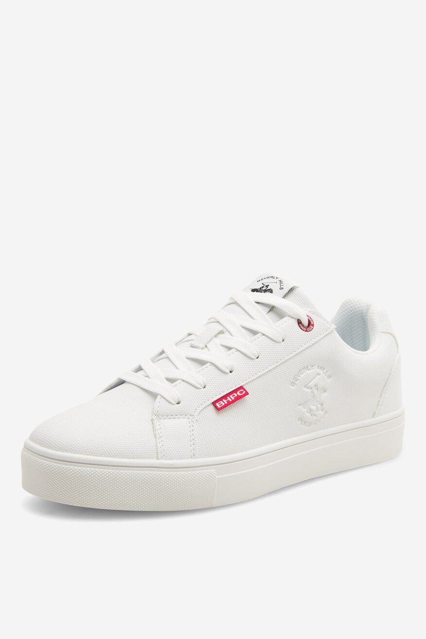 Vászoncipő Beverly Hills Polo Club FEHÉR - 5905588355786