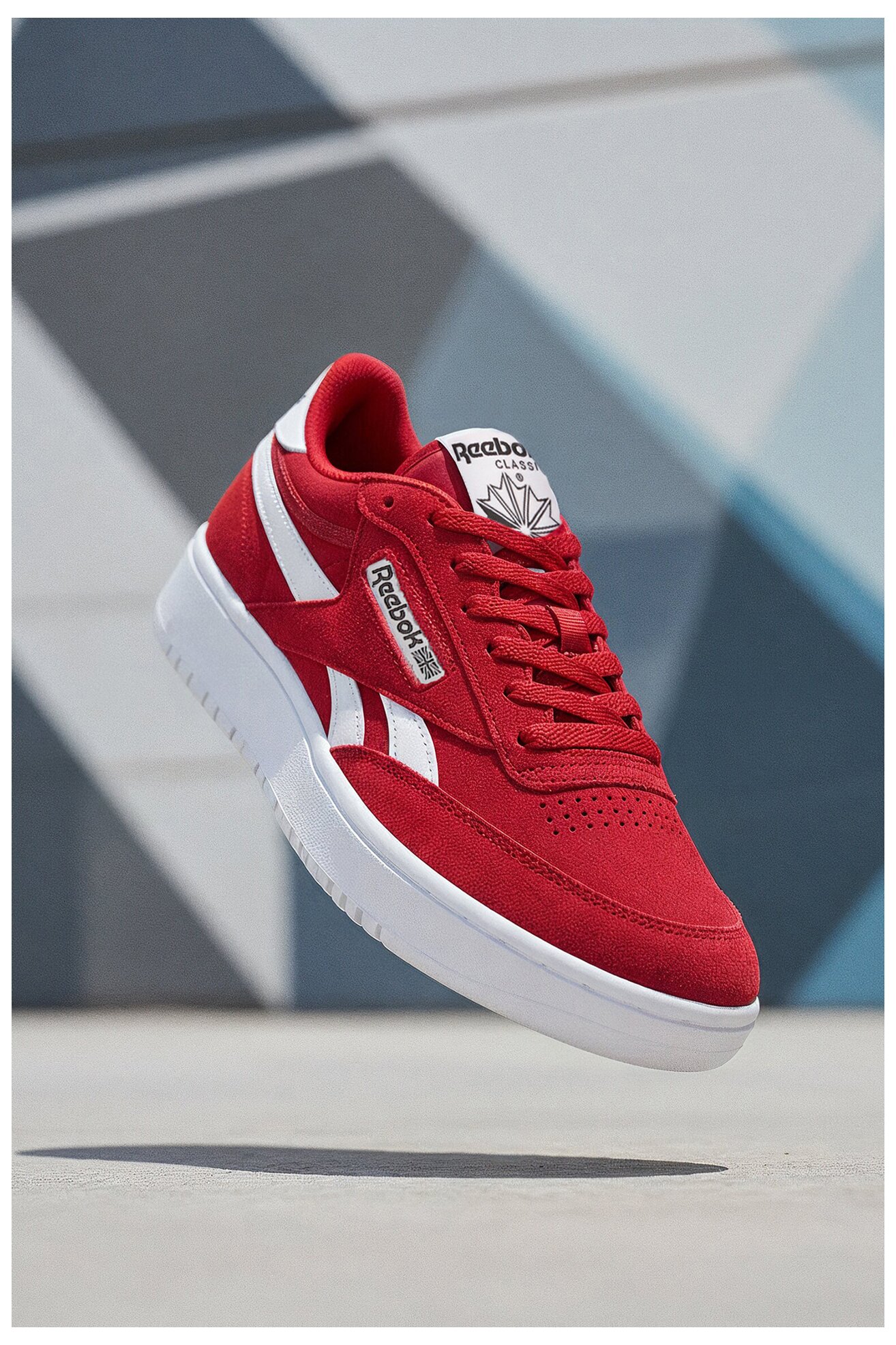 Încălțăminte sport Reebok EO-CLUB C DOUBLE REVENGE 100229521 ROŞU