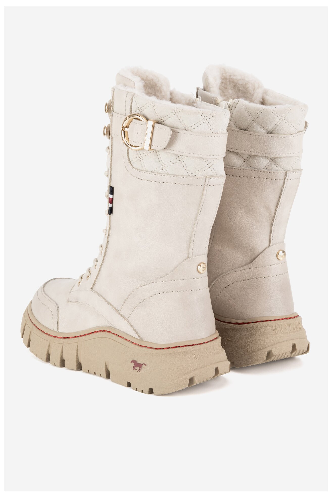 Боти Mustang 1499-605 БЯЛ