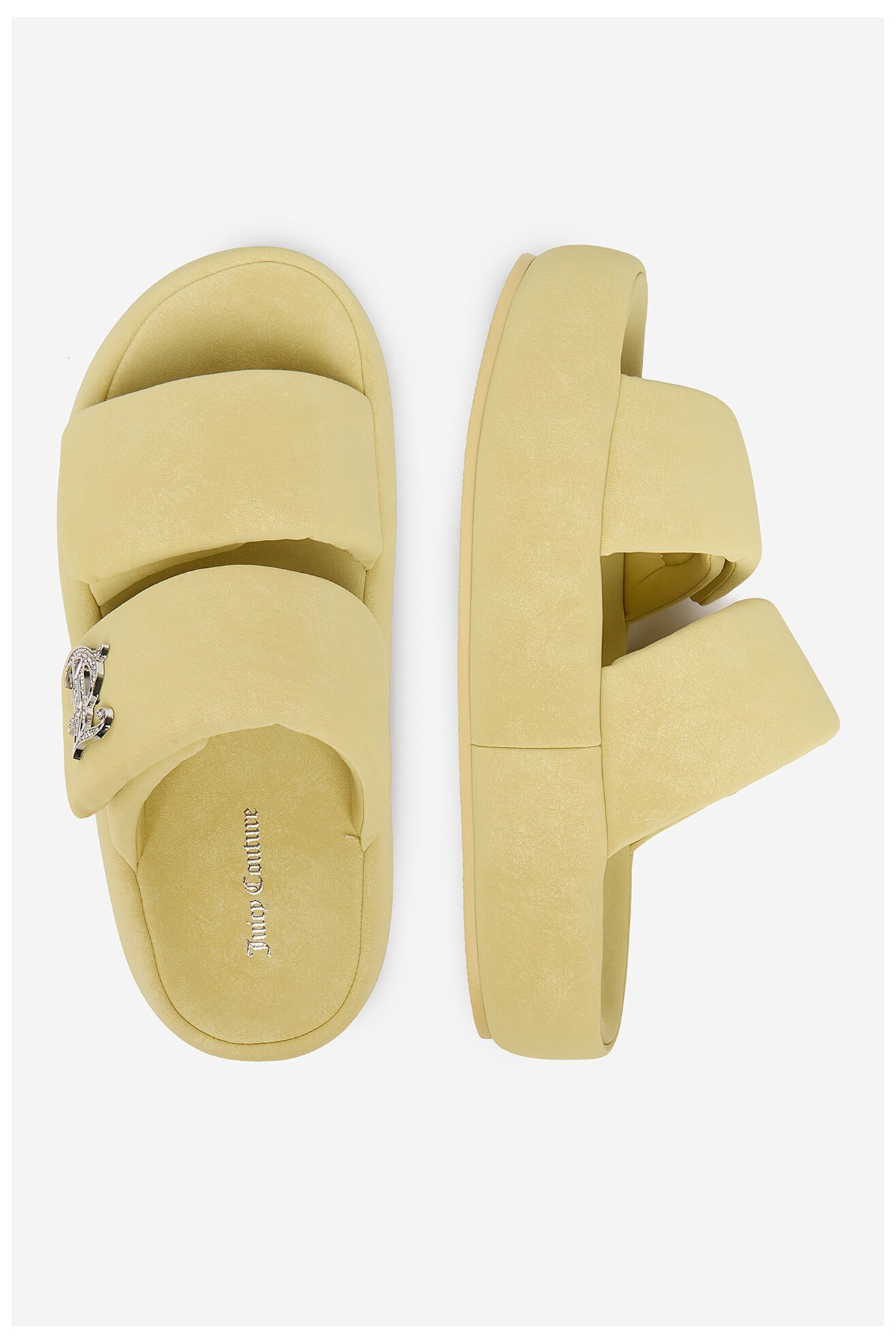 Klapki Juicy Couture CEO-WSS21515-06 Żółty jasny